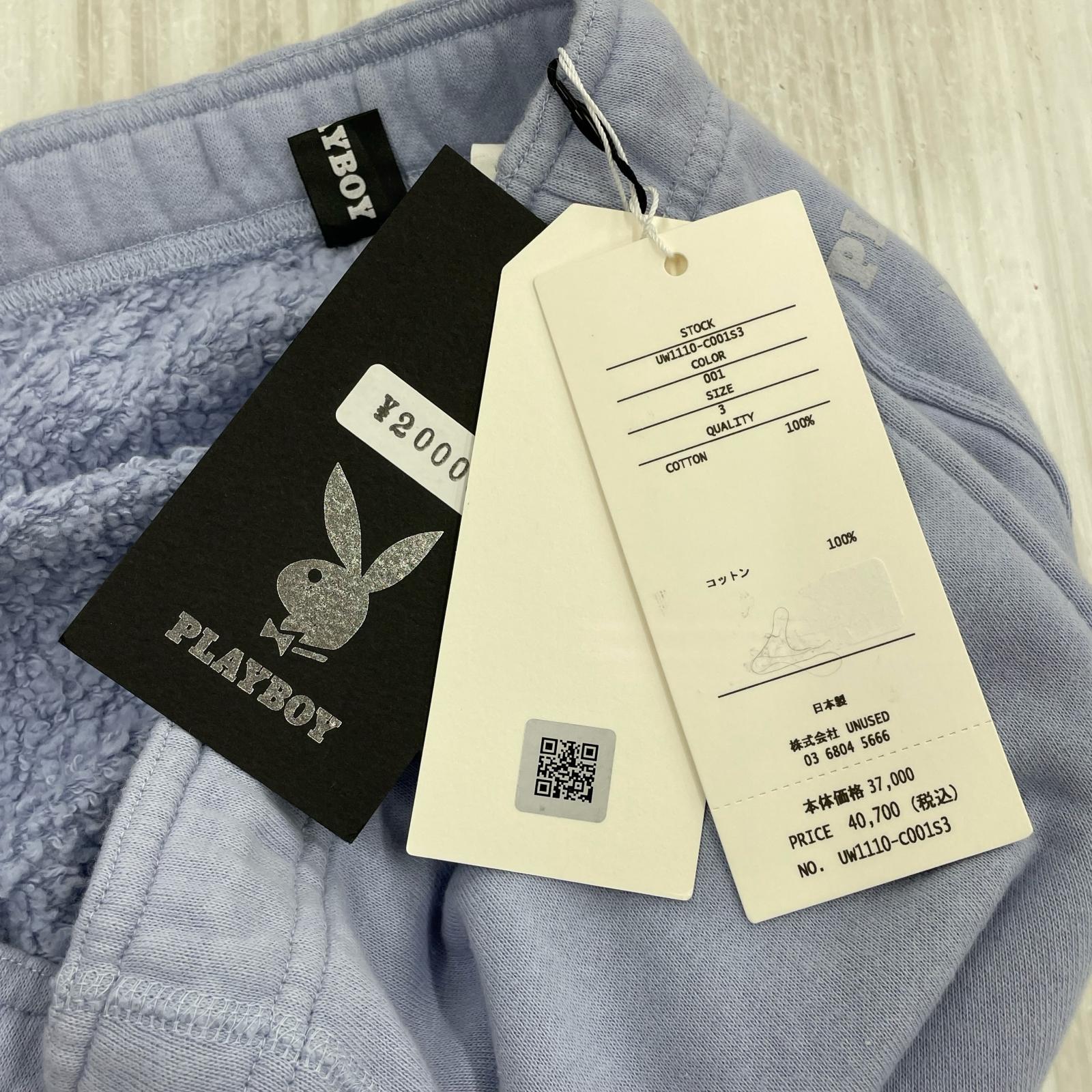 パンツ PLAYBOY print sweat pants 001 3 3 パープル