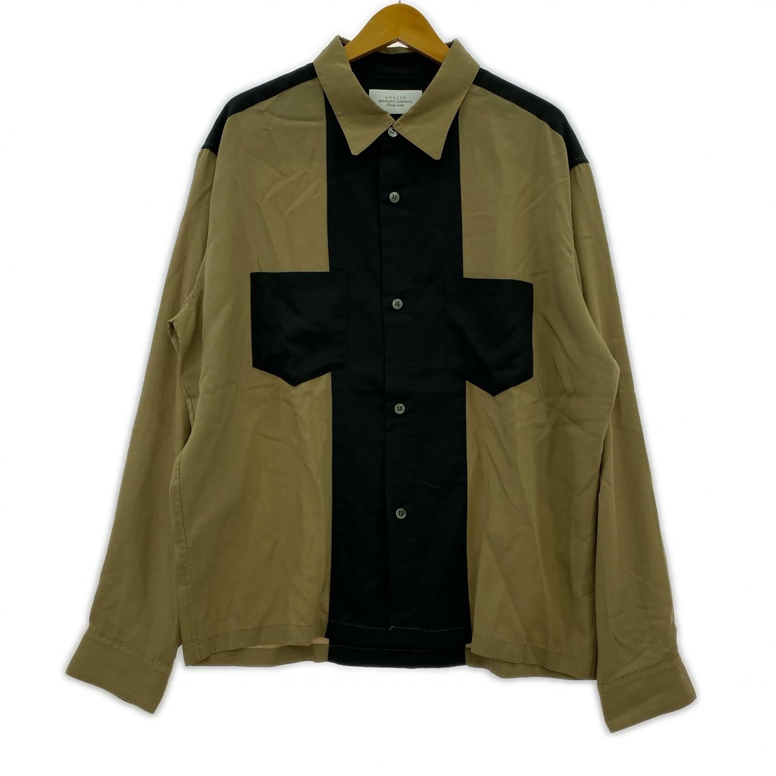 長袖シャツ unused レーヨンシャツ 3