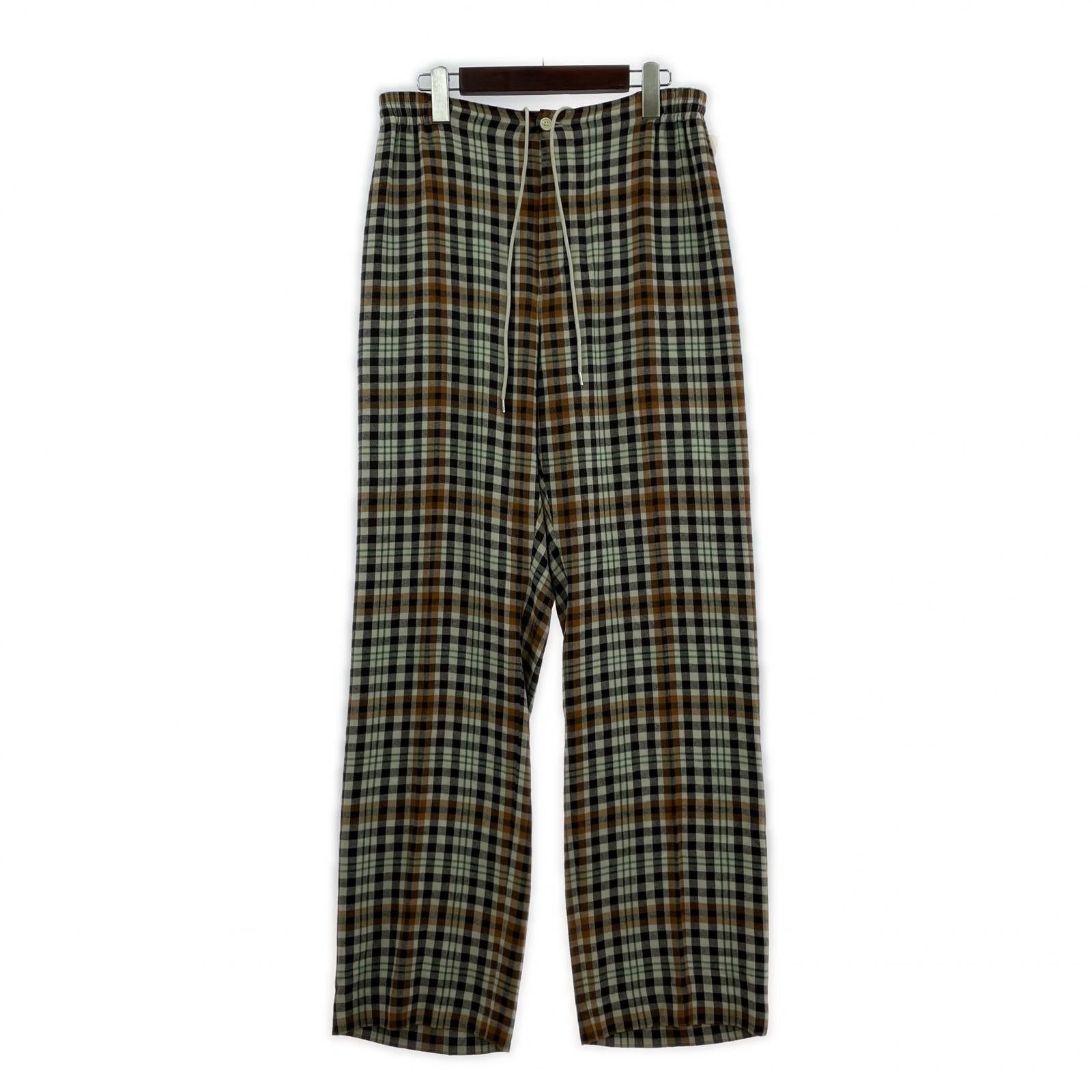 パンツ unused Rayon Check Pants レーヨンチェックパンツ (3) UW1177