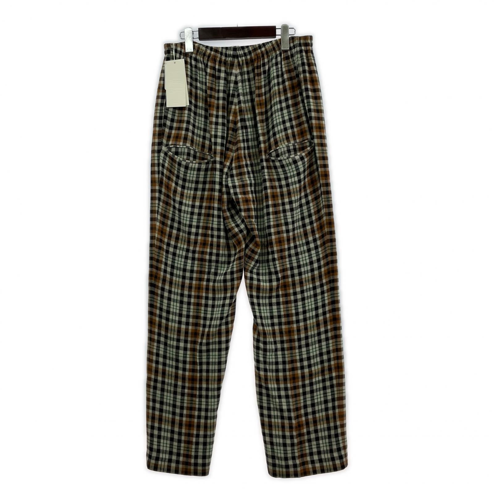 パンツ unused Rayon Check Pants レーヨンチェックパンツ (3) UW1177