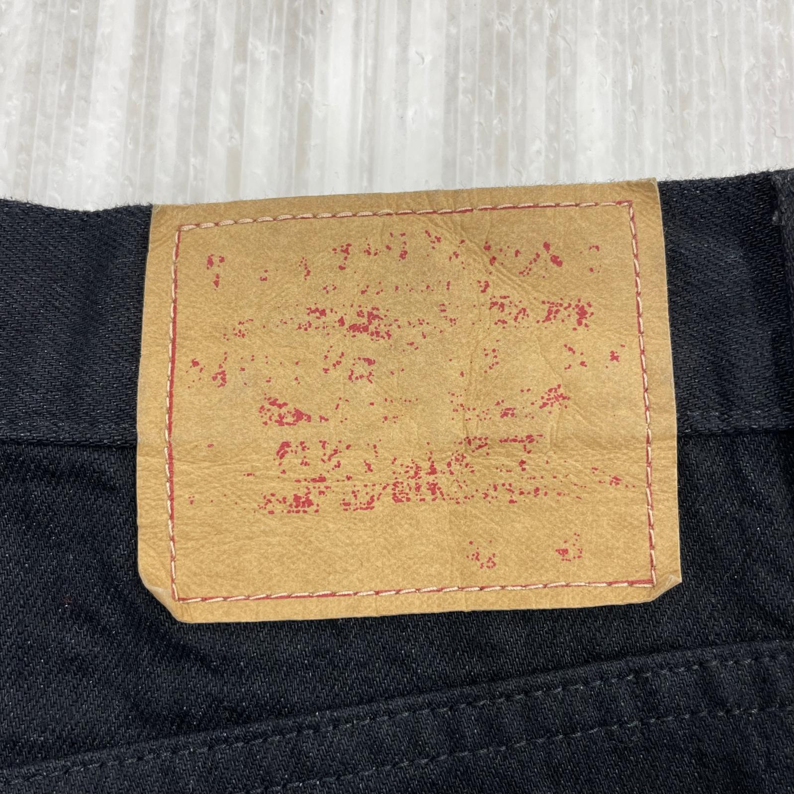 パンツ 13oz wide denim pants (2) 2 ブラック