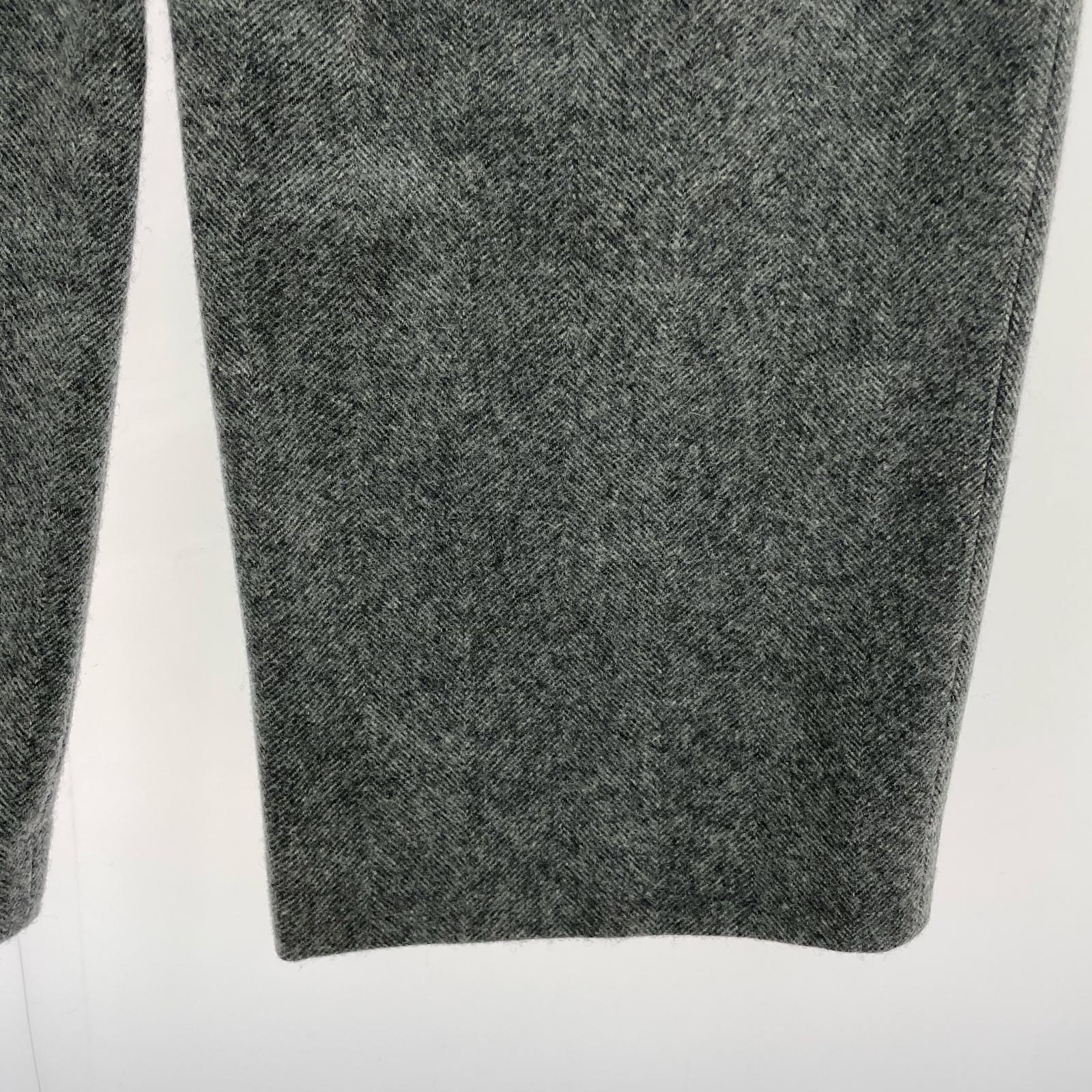 パンツ 25AW WOOL LIGHT TWEED 1 TUCK PANTS グレー (3) 3 グレー