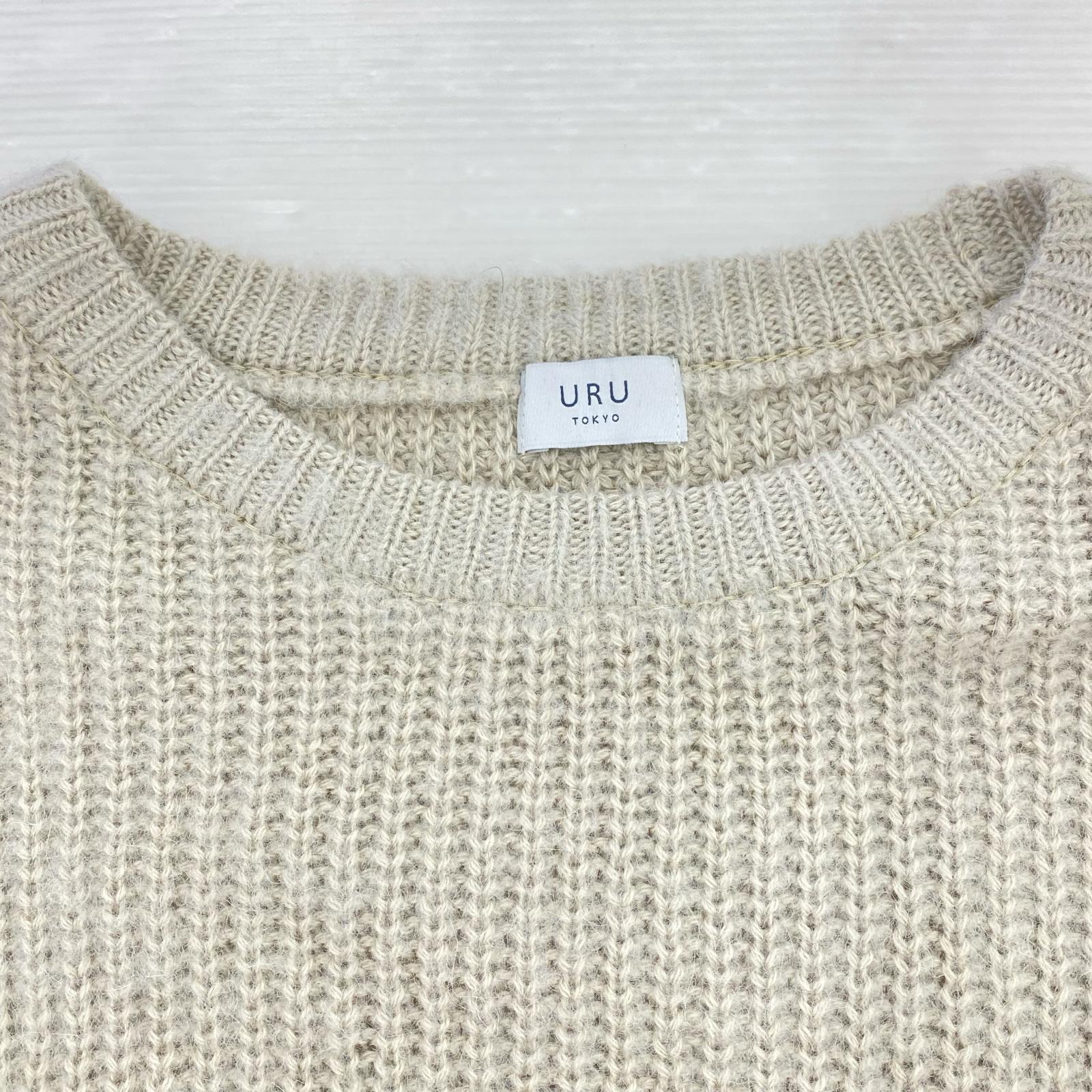 ニット CREW NECK KNIT/F/ベージュ/25FUK08 フリー ベージュ