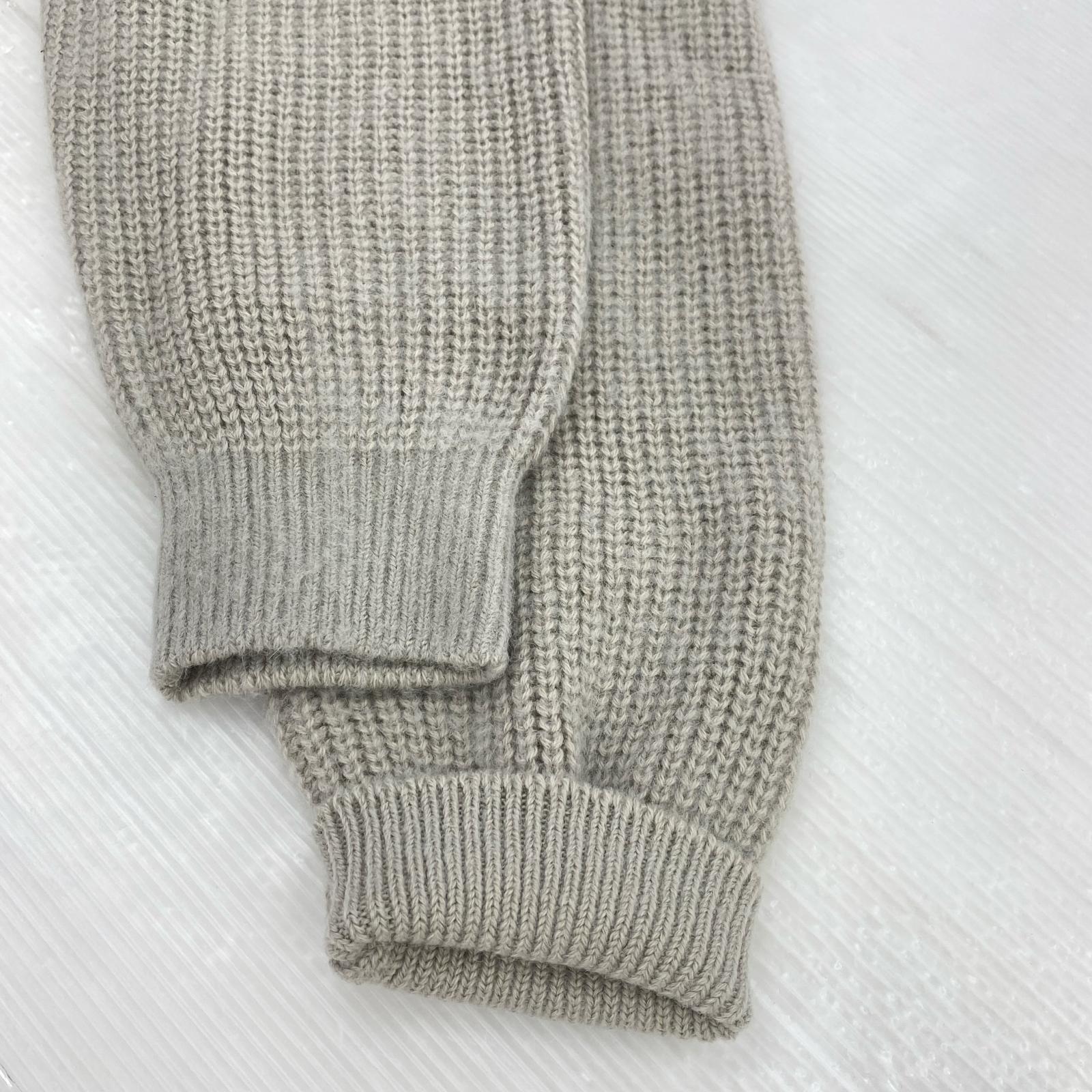 ニット CREW NECK KNIT/F/ベージュ/25FUK08 フリー ベージュ