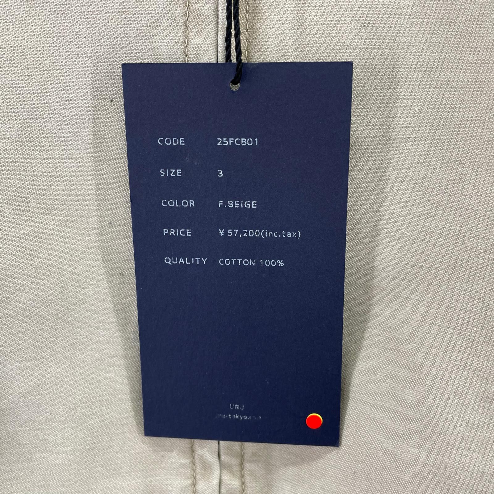 ブルゾン 25AW ZIP UP BLOUSON (3) 3 ベージュ