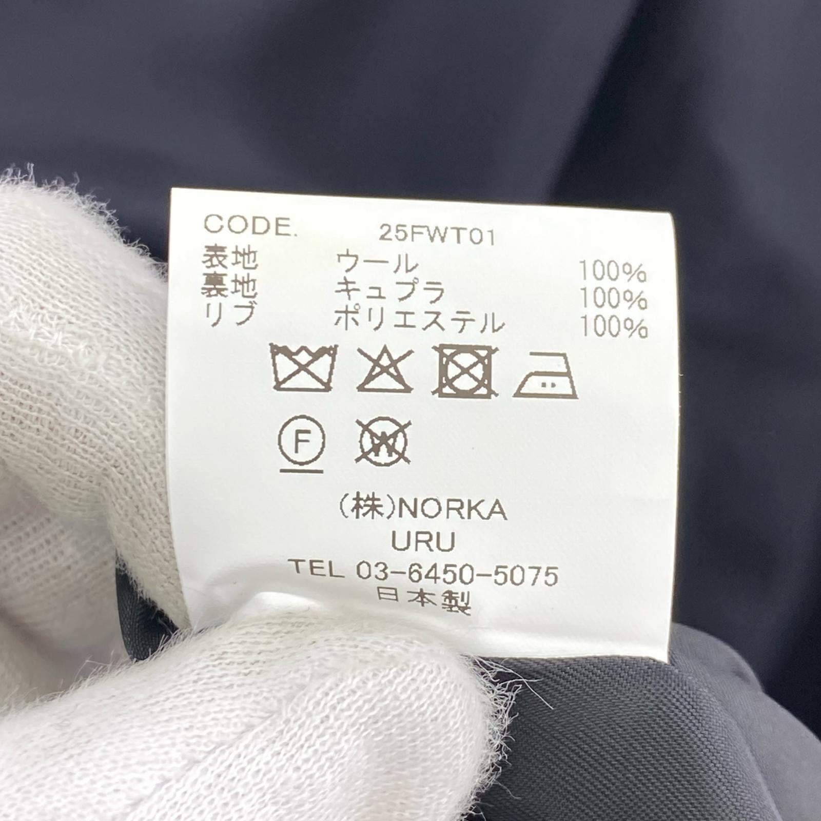 ブルゾン uru ジップオーバーブルゾン 2 ネイビー