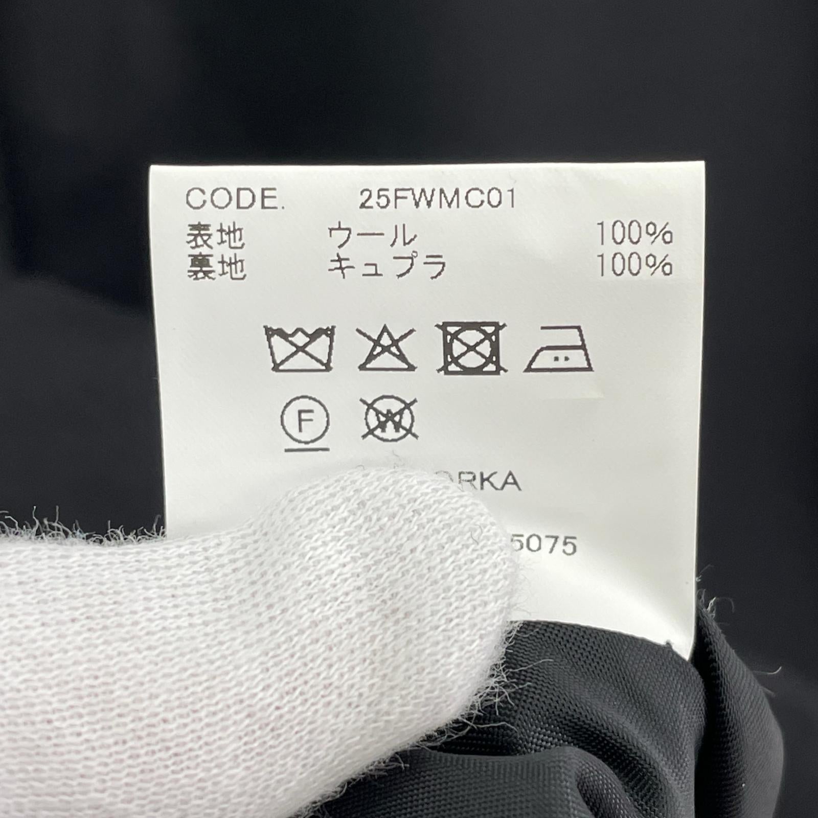 ジャケット 25AW Double breasted jacket (2) 2 ブラック