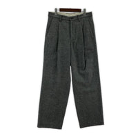 パンツ 25AW WOOL LIGHT TWEED 1 TUCK PANTS グレー (2) 2 グレー