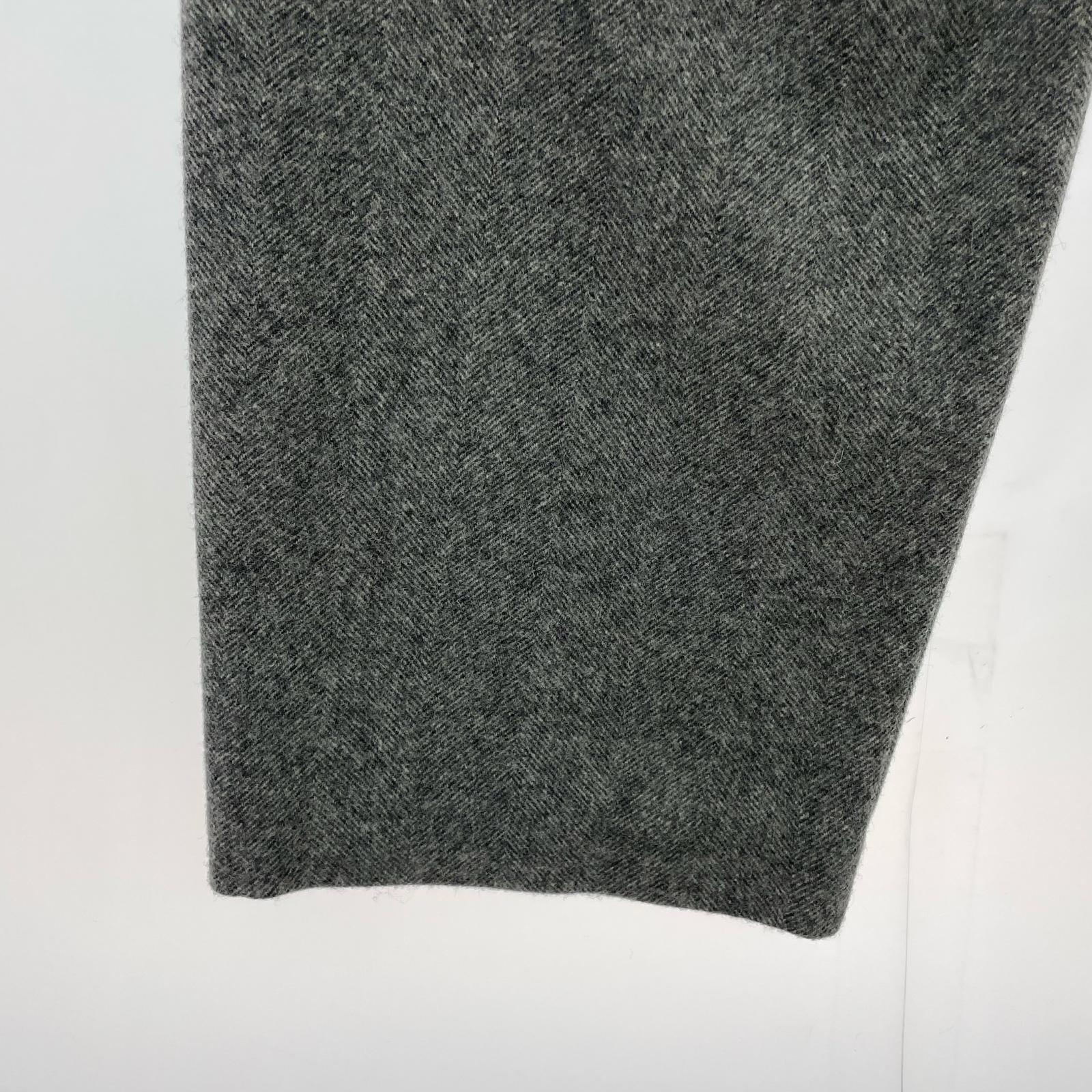 パンツ 25AW WOOL LIGHT TWEED 1 TUCK PANTS グレー (2) 2 グレー