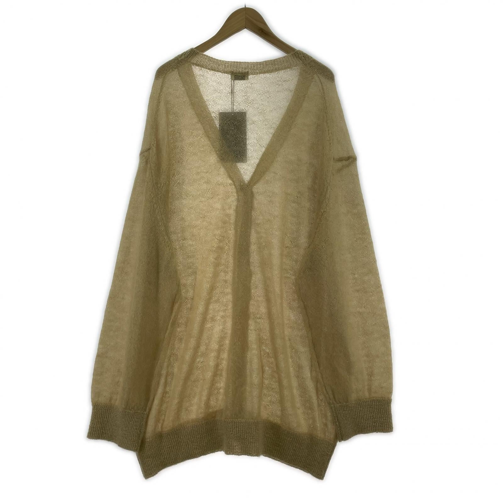カーディガン URU KINT CARDIGAN モヘヤカーディガン 24SUK04 ベージュ (F) タグ付き ベージュ