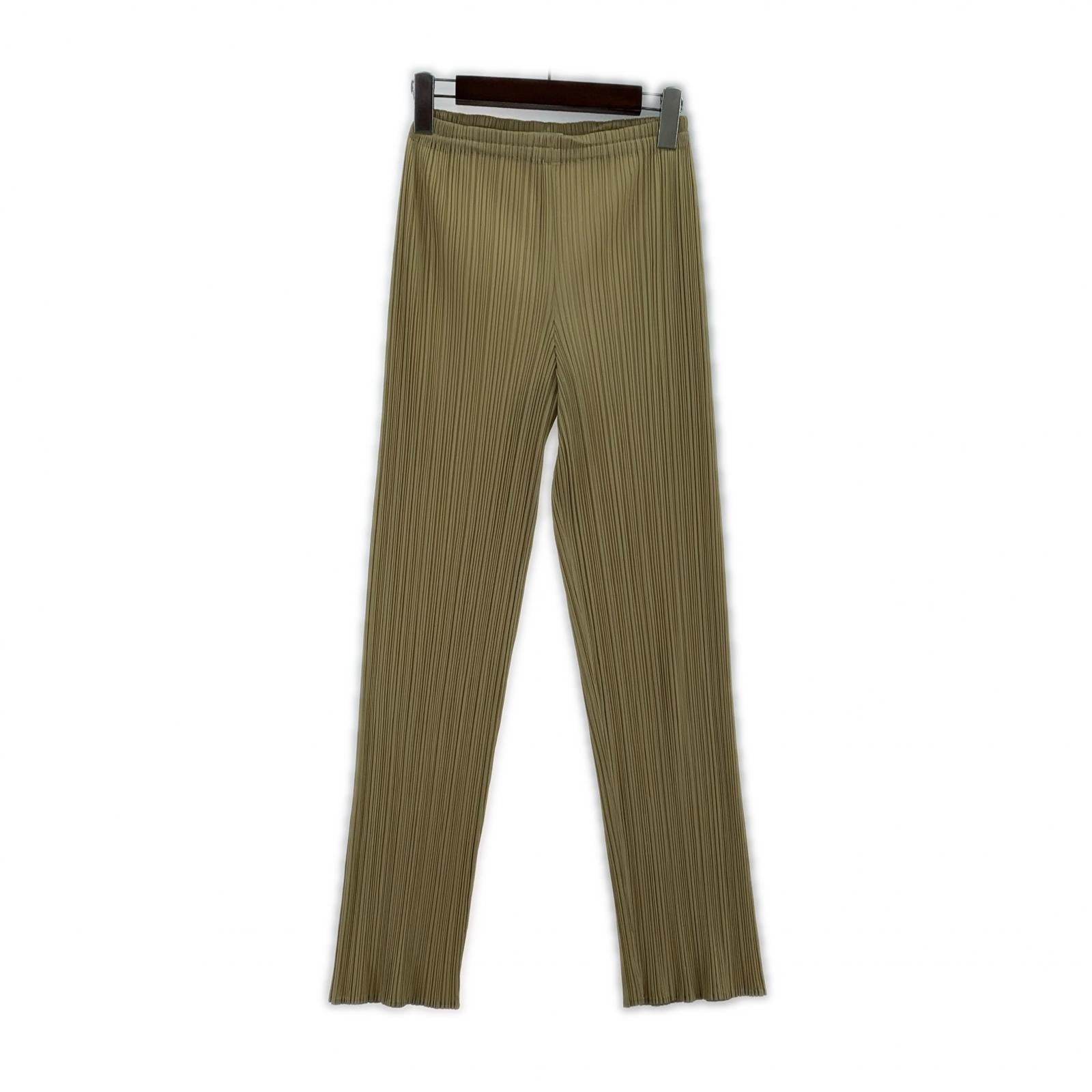 パンツ PLEATS PLEASE プリーツパンツ 1 ベージュ