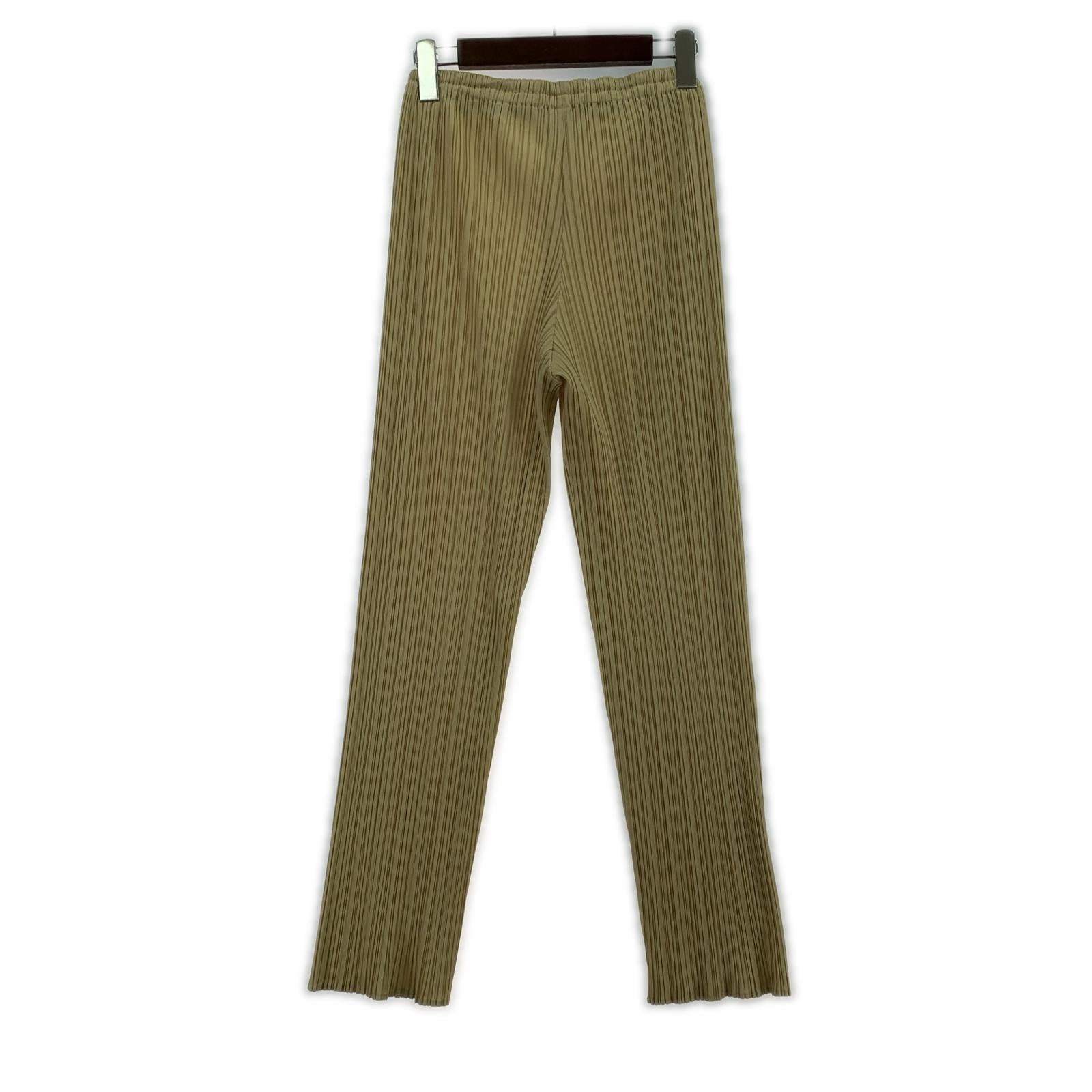 パンツ PLEATS PLEASE プリーツパンツ 1 ベージュ