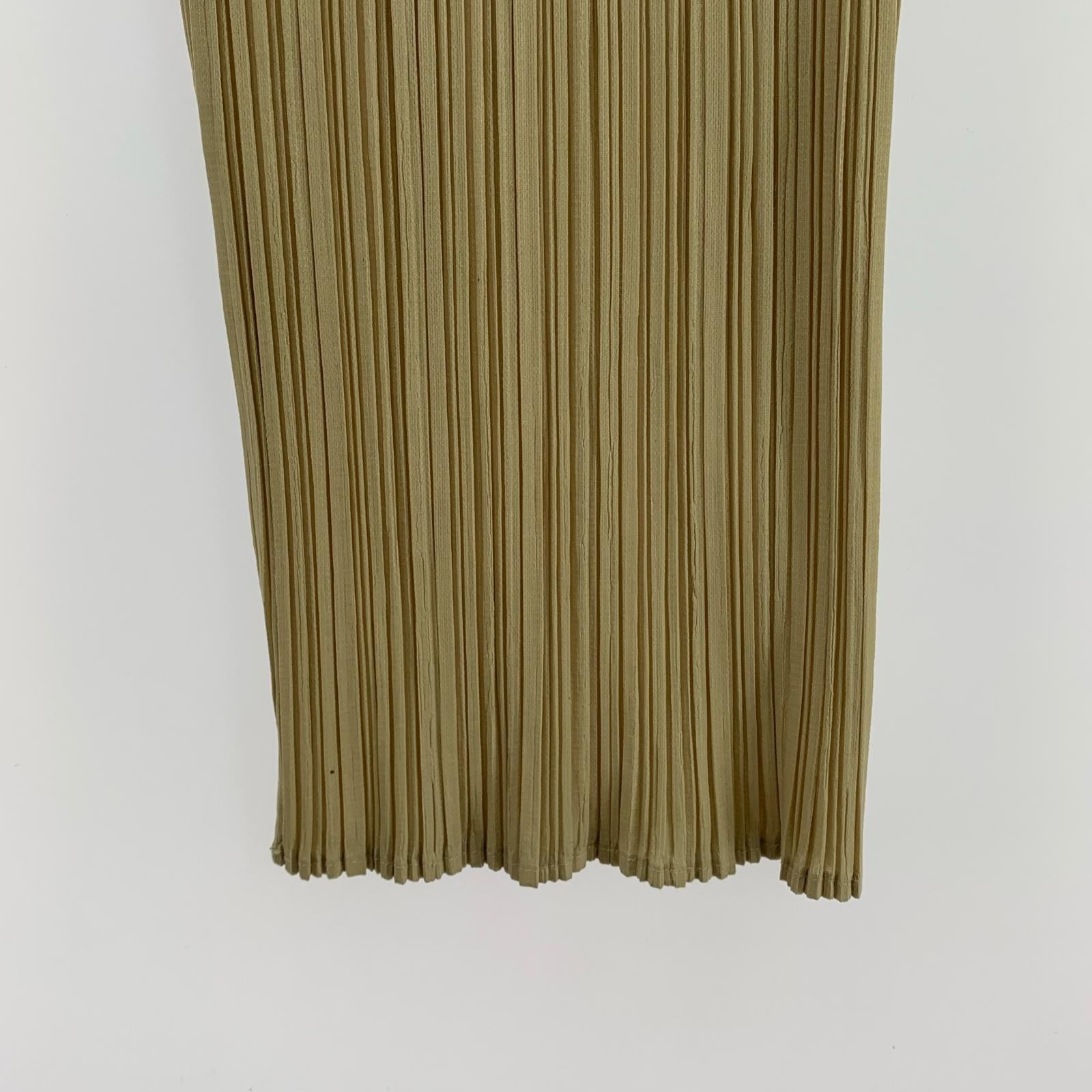 パンツ PLEATS PLEASE プリーツパンツ 1 ベージュ