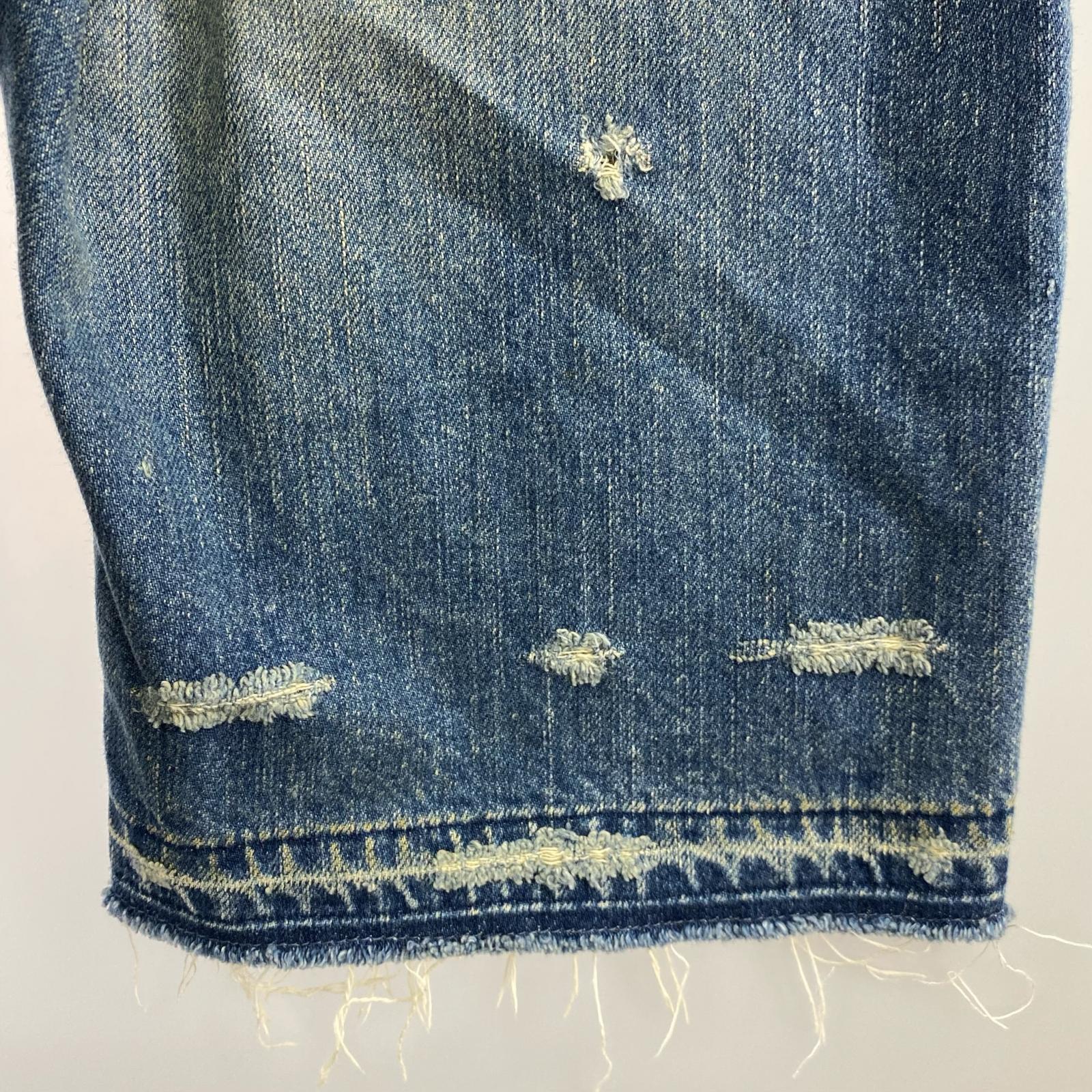 サロペット デニム インディゴ (M) M ブルー
