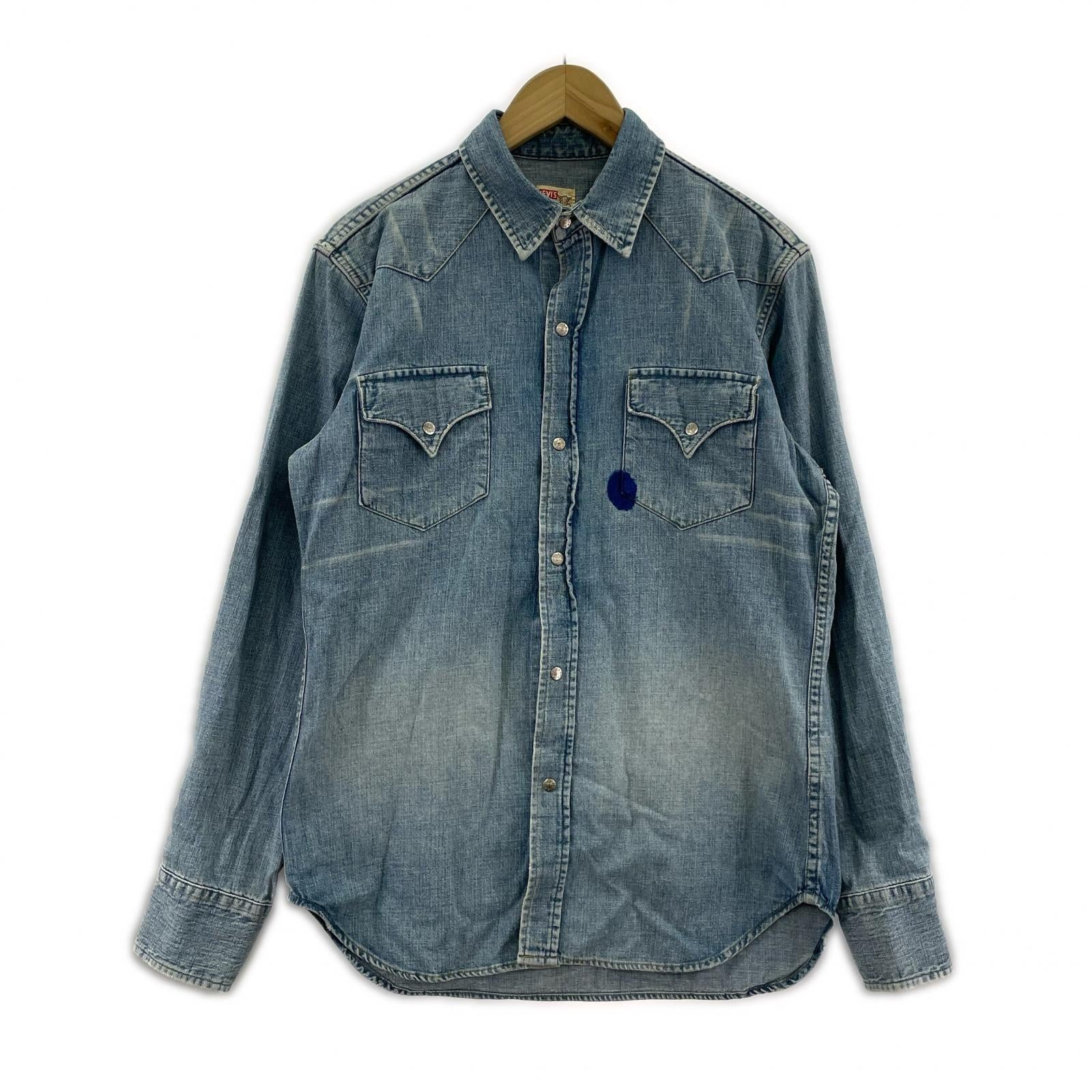 長袖シャツ LEVI'S VINTAGE CLOTHING 加工 デニムシャツ(M) M