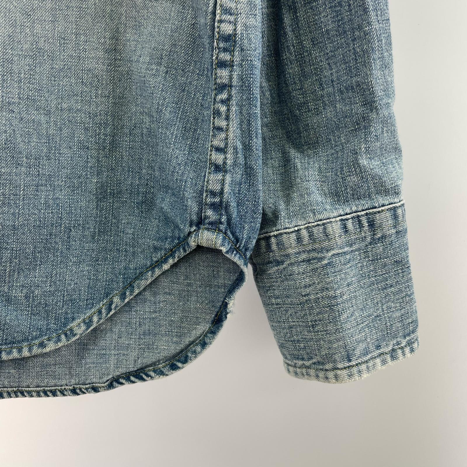 長袖シャツ LEVI'S VINTAGE CLOTHING 加工 デニムシャツ(M) M