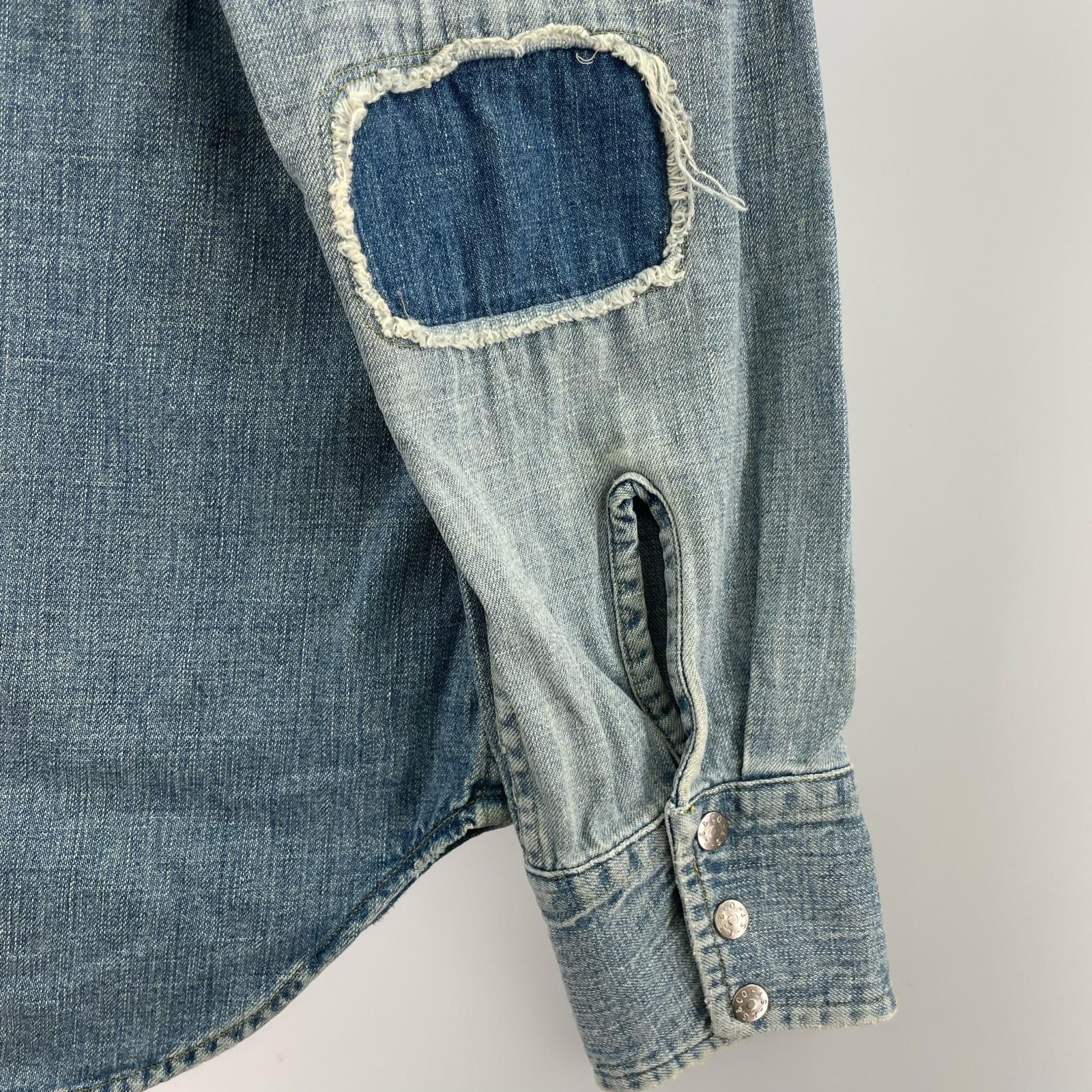 長袖シャツ LEVI'S VINTAGE CLOTHING 加工 デニムシャツ(M) M