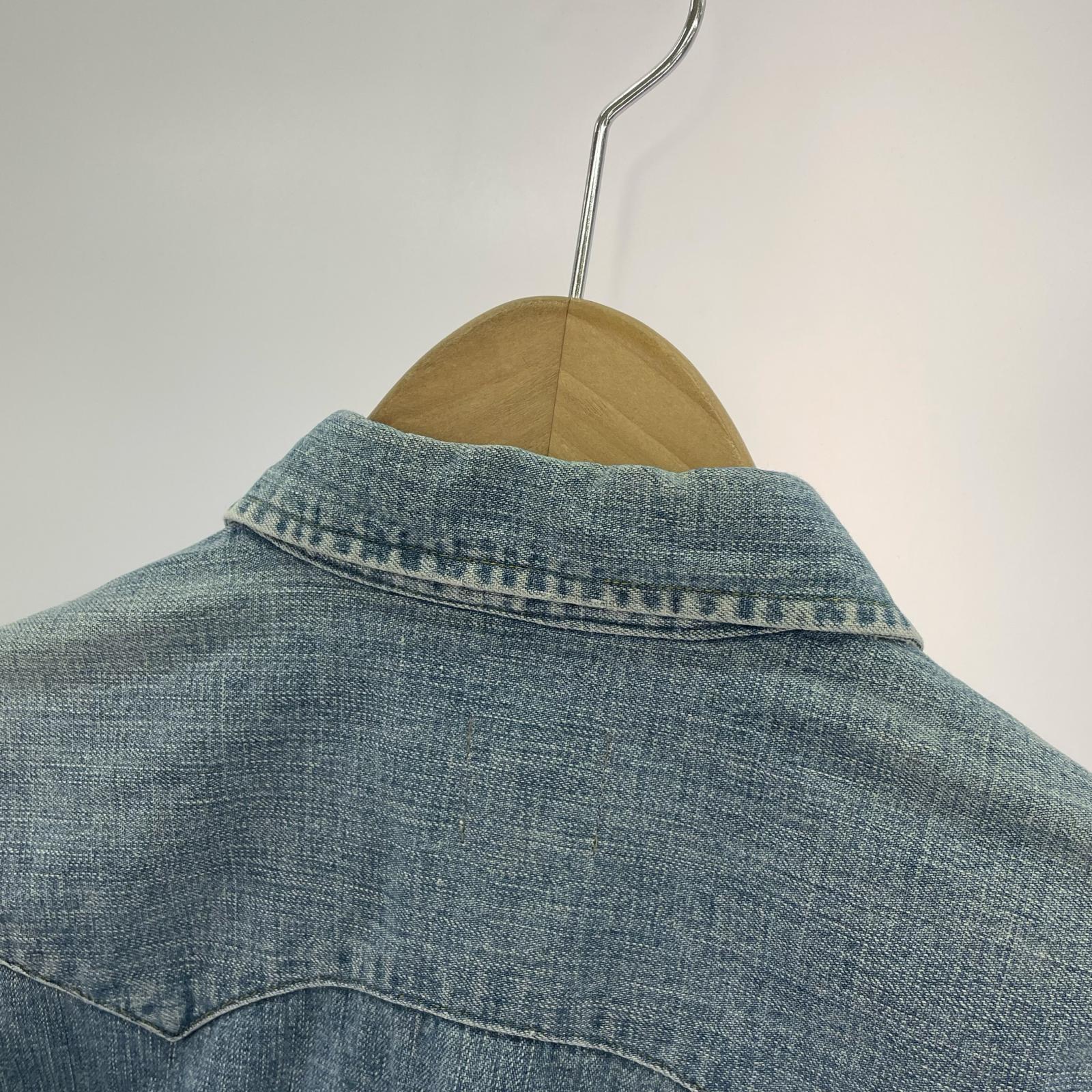 長袖シャツ LEVI'S VINTAGE CLOTHING 加工 デニムシャツ(M) M
