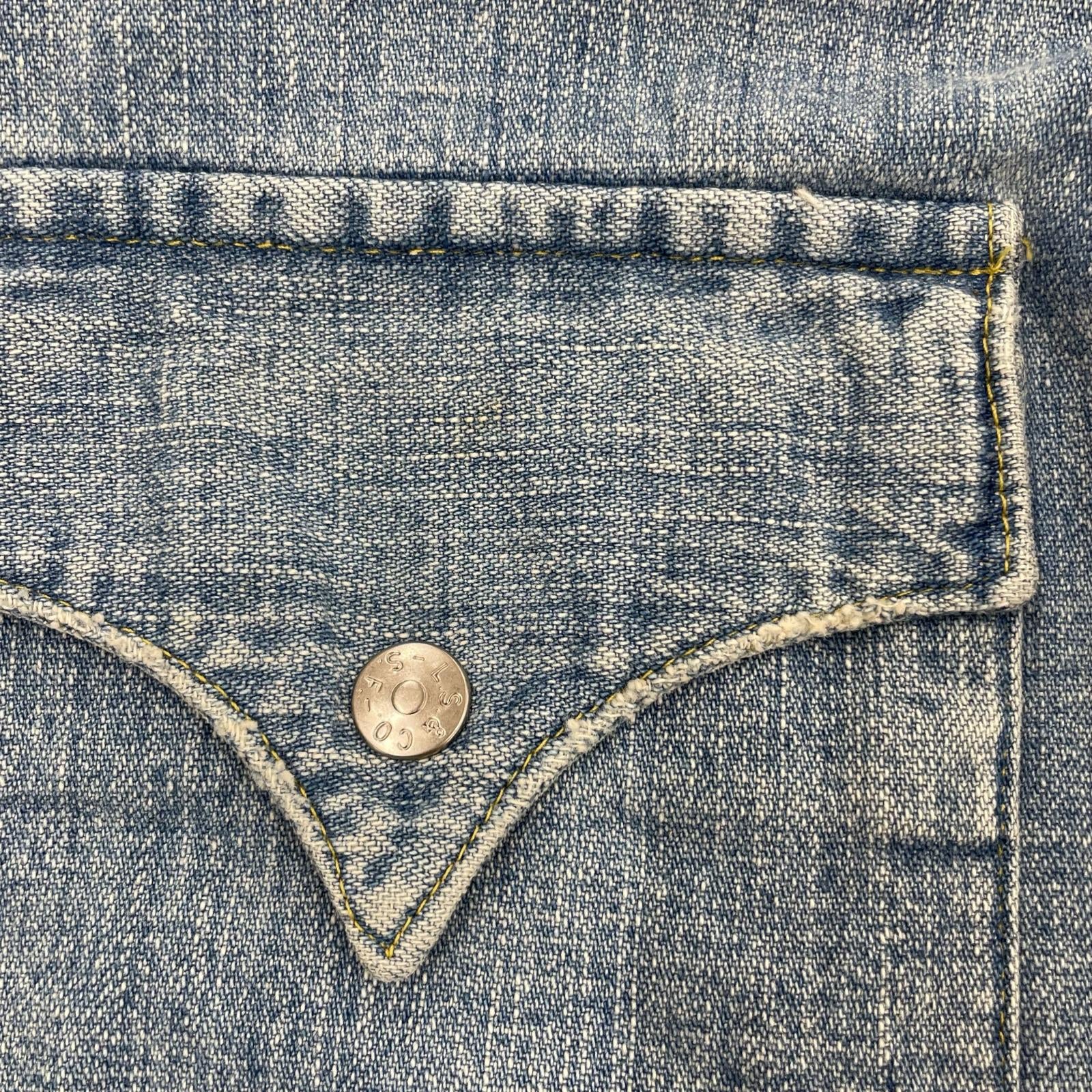 長袖シャツ LEVI'S VINTAGE CLOTHING 加工 デニムシャツ(M) M