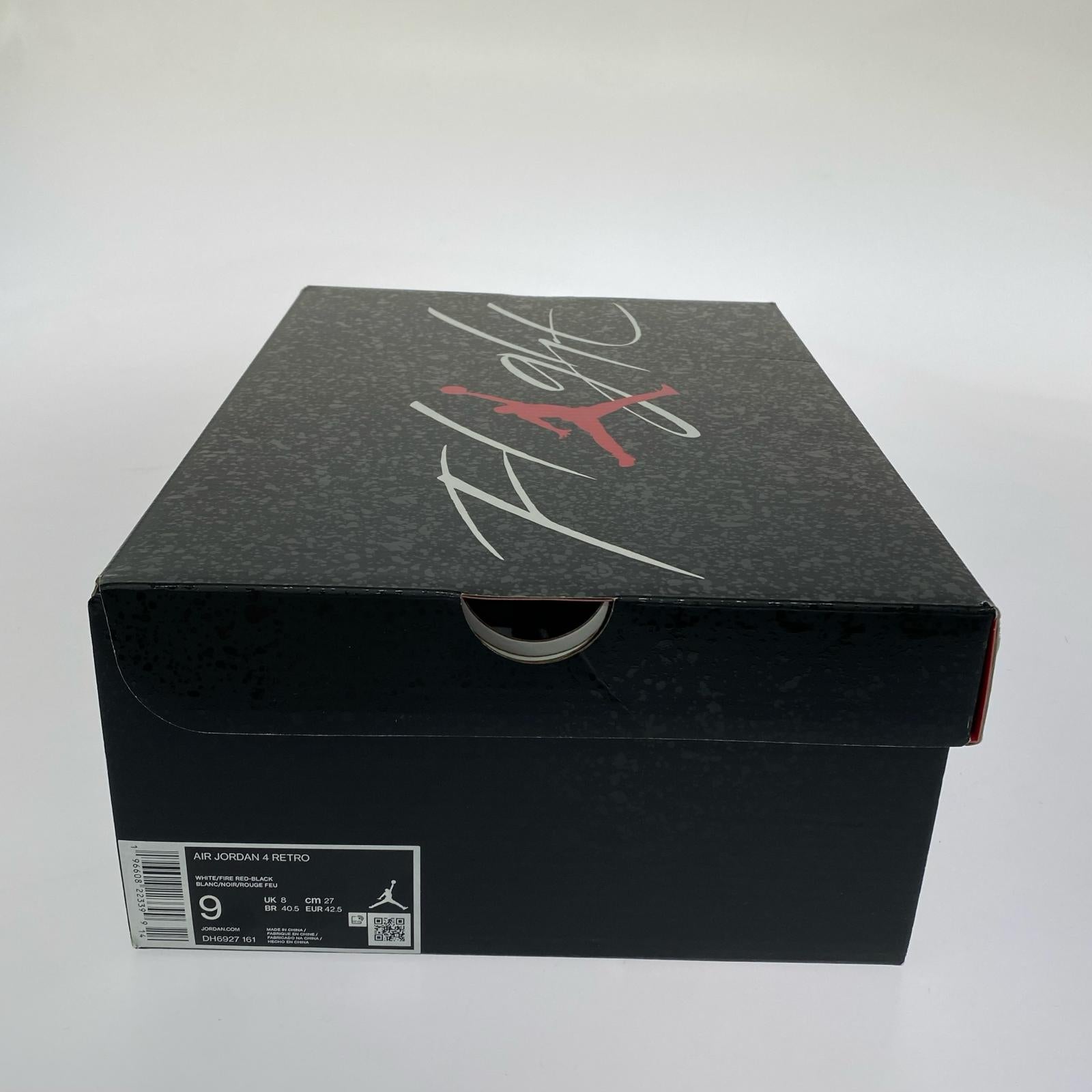 スニーカー Air Jordan 4 Retro Red Cement (27cn) 27cm (US9 UK8 1/2 EU44) ホワイト