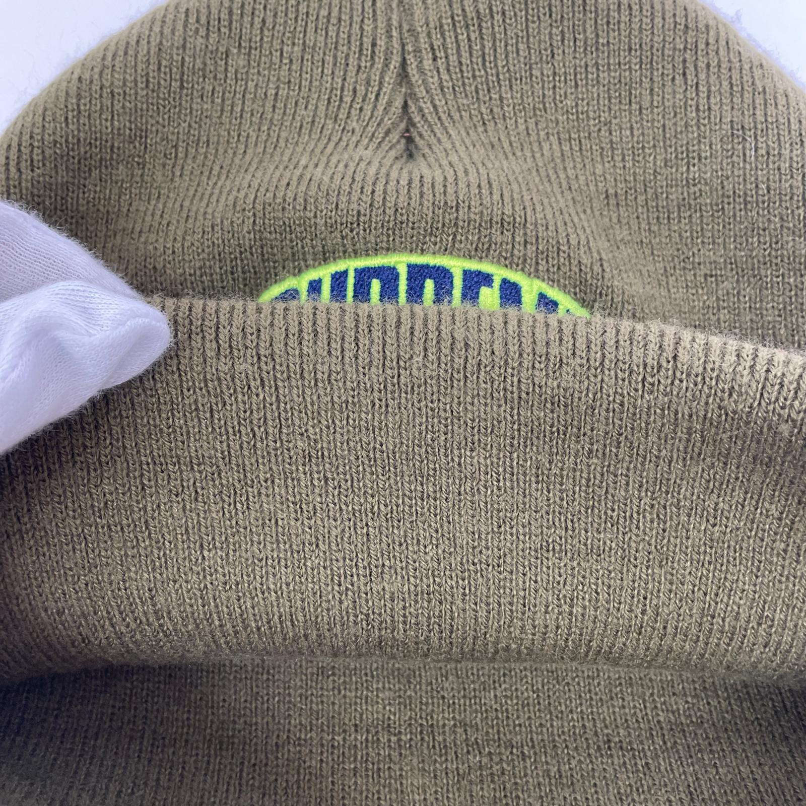 ニットキャップ Crown Logo Beanie グリーン