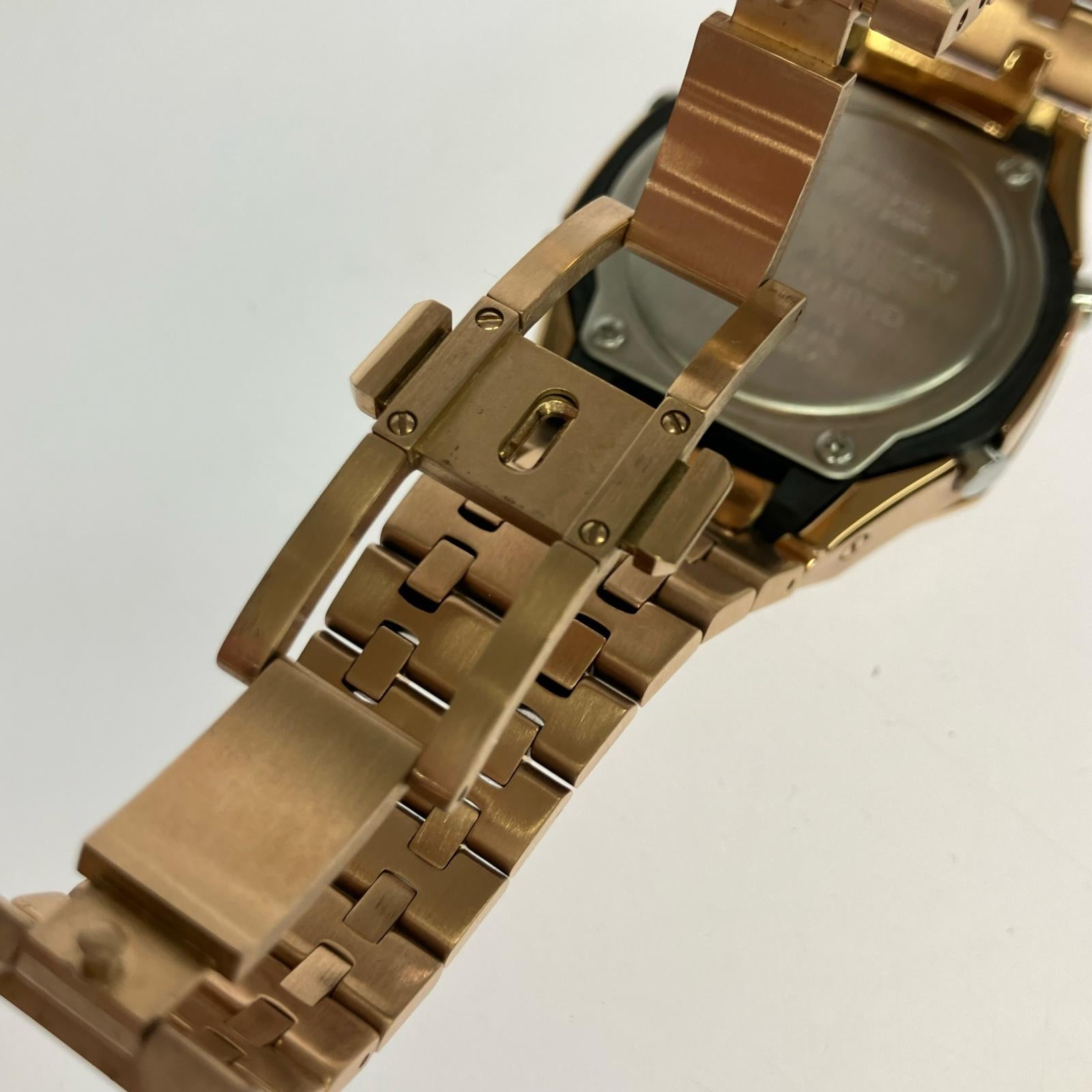 腕時計 G-SHOCK カスタム ステンレスベルトセット GA-2100 ゴールド