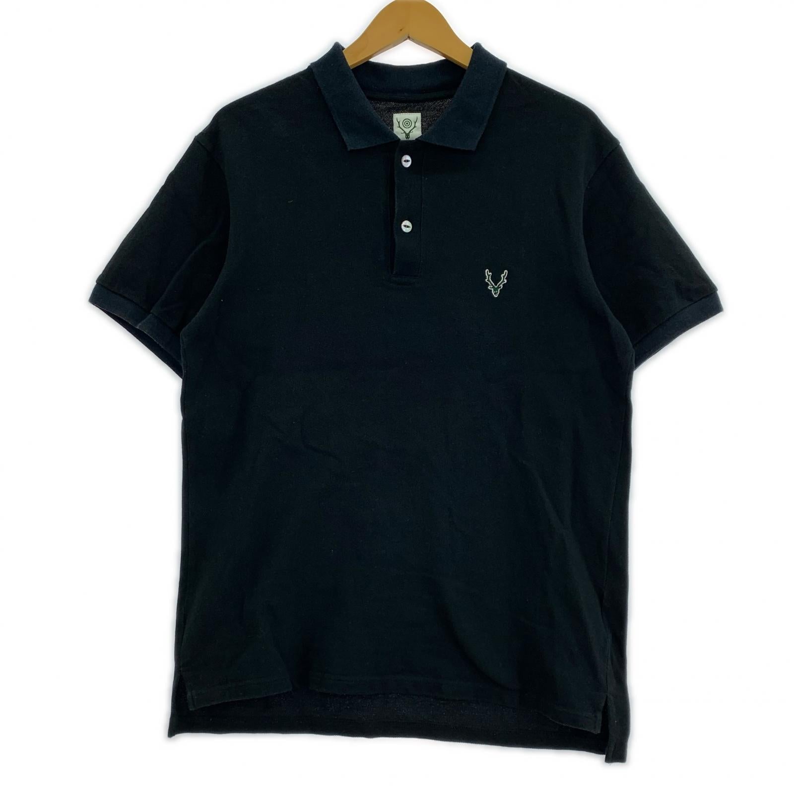 ポロシャツ 25SS S/S POLO SHIRT - COTTON PIQUE (XS) ブラック