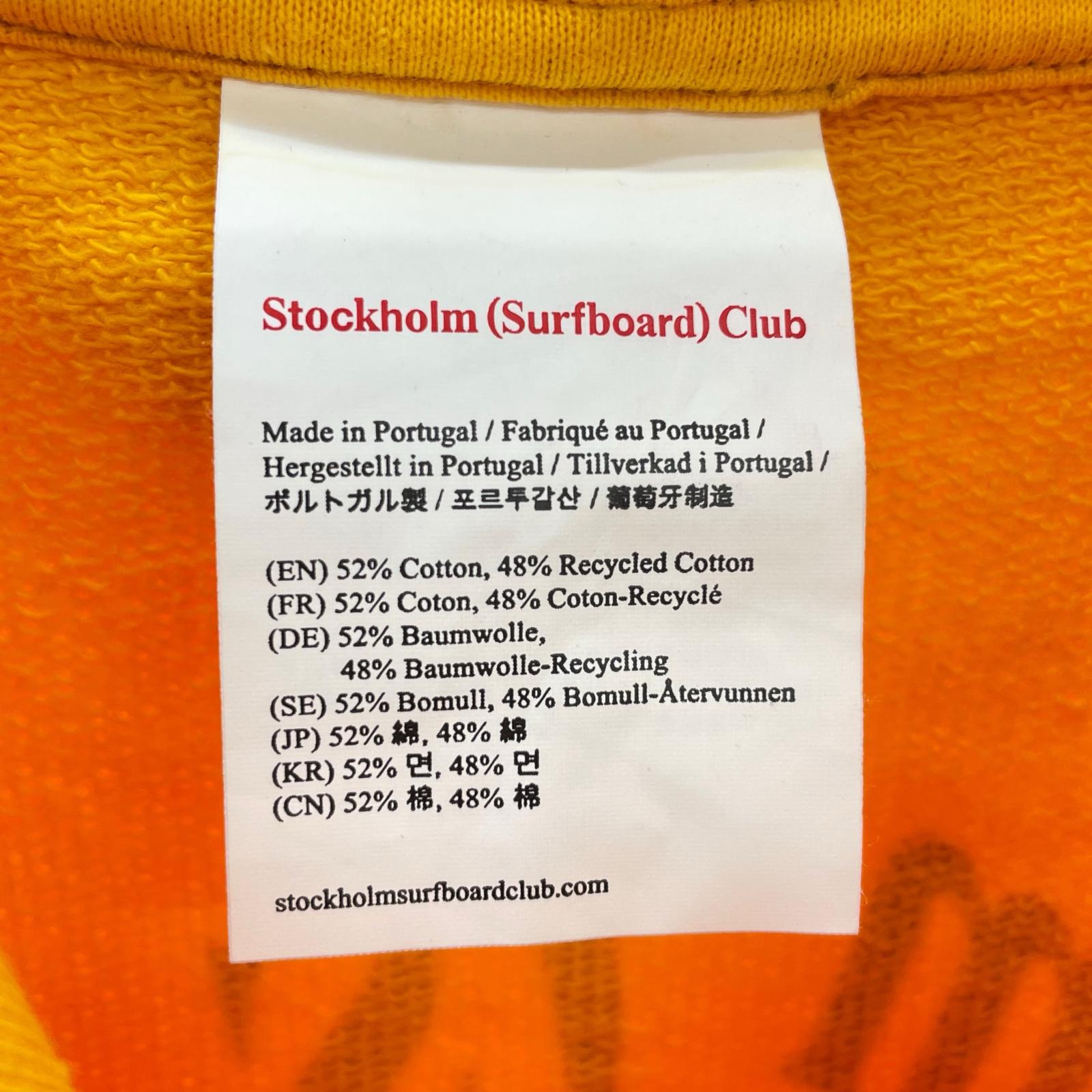 パーカー STOCKHOLM SURFBOARD CLUB BJORN HOODIE L イエロー