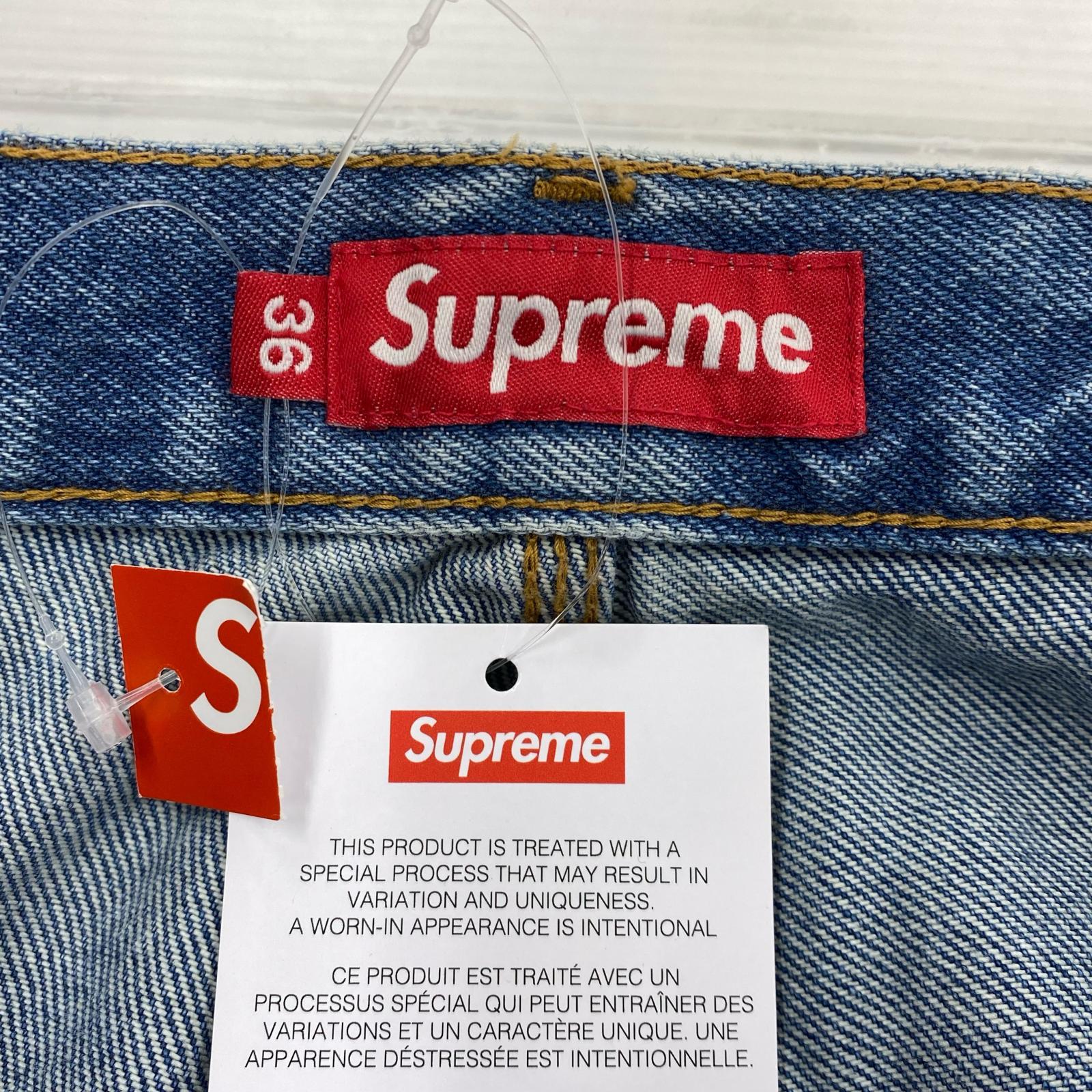 デニムパンツ Supreme 25AW Reflective Double Knee Pant 36 36 ブルー