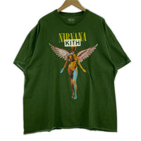 半袖Tシャツ KITH VINTAGE NIRVANA IN UTERO 2025 プリントTee 2XL 緑 グリーン