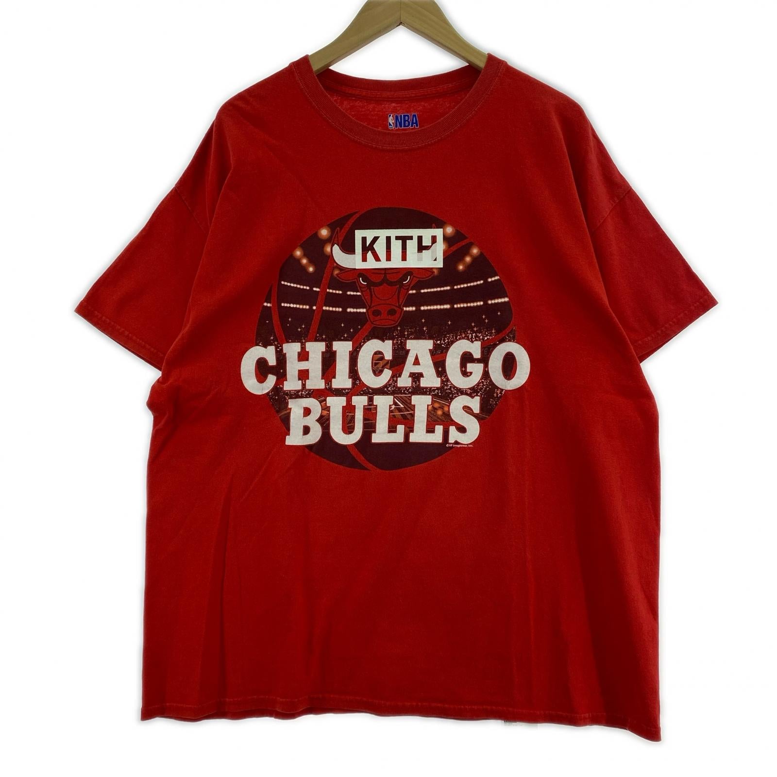 半袖Tシャツ KITH VINTAGE シカゴブルズ 2024 プリントTee XL 赤 レッド