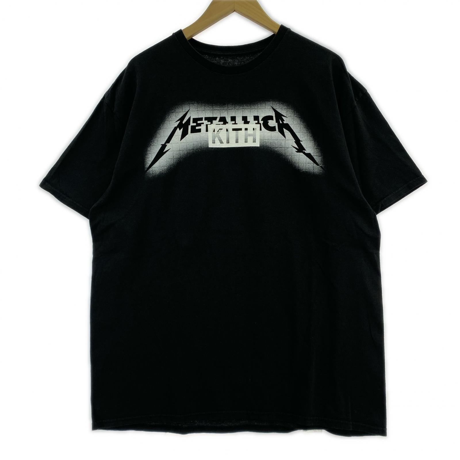 半袖Tシャツ KITH VINTAGE METALLICA 2025 プリントTee XL 黒 ブラック