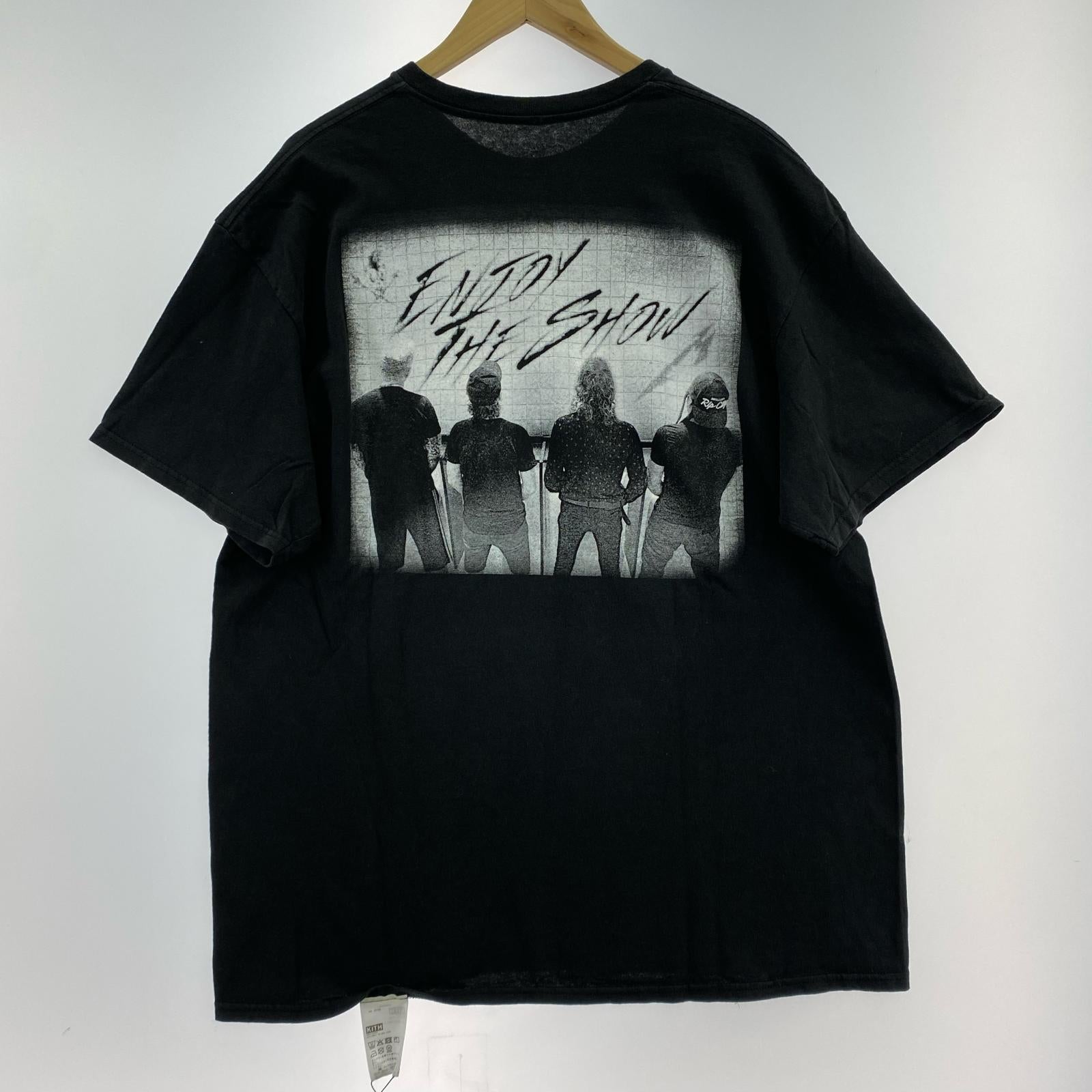 半袖Tシャツ KITH VINTAGE METALLICA 2025 プリントTee XL 黒 ブラック