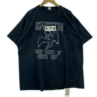 半袖Tシャツ KITH VINTAGE LED-ZEPPELIN 2025 プリントTee 黒 ブラック