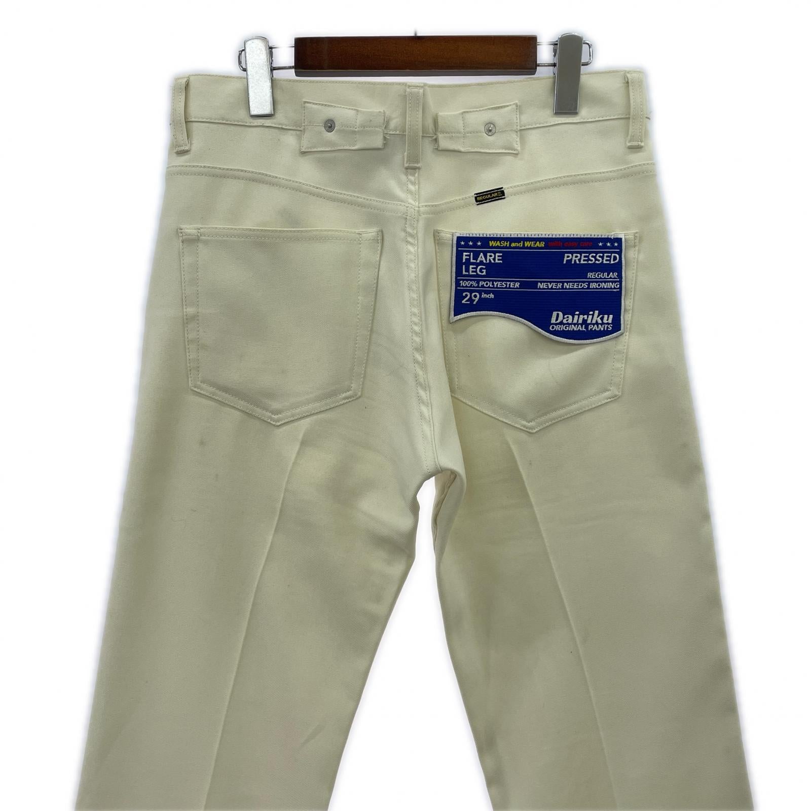パンツ 23AW Straight Pressed Pants ホワイト ホワイト