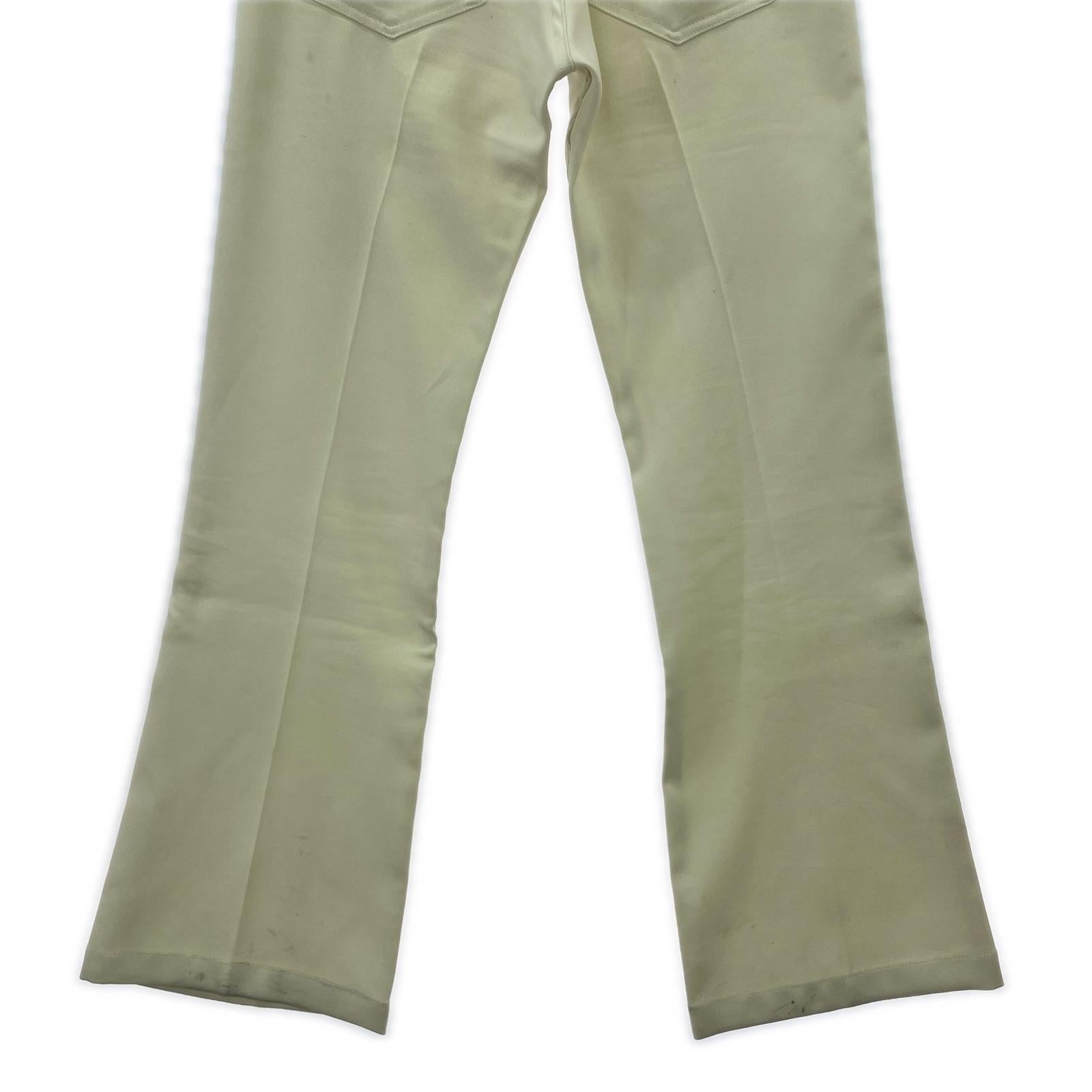 パンツ 23AW Straight Pressed Pants ホワイト ホワイト