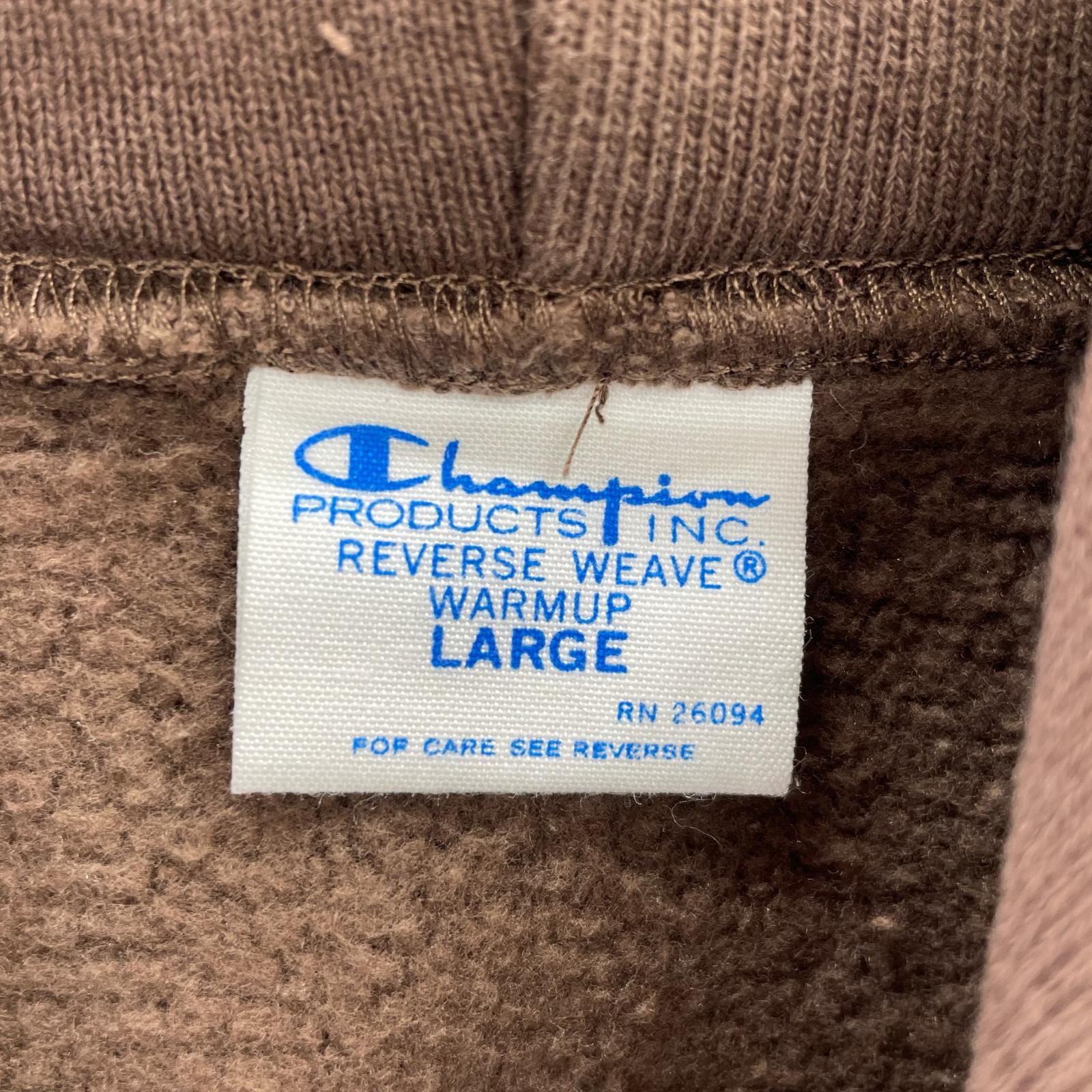 パーカー REVERSE WEAVE 茶 L L ブラウン