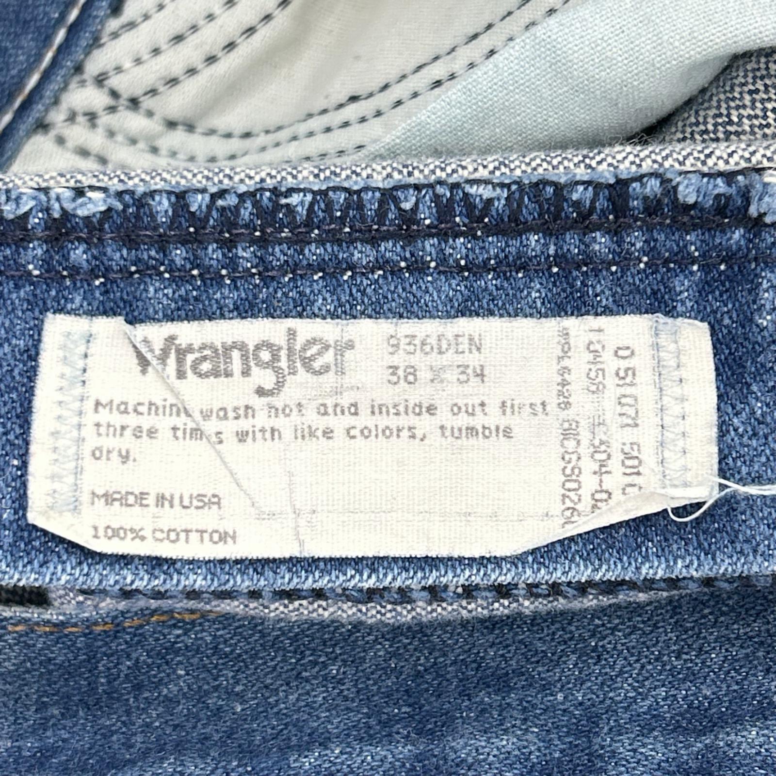 デニムパンツ Wrangler 936DEN (W38×L34) 38 ブルー
