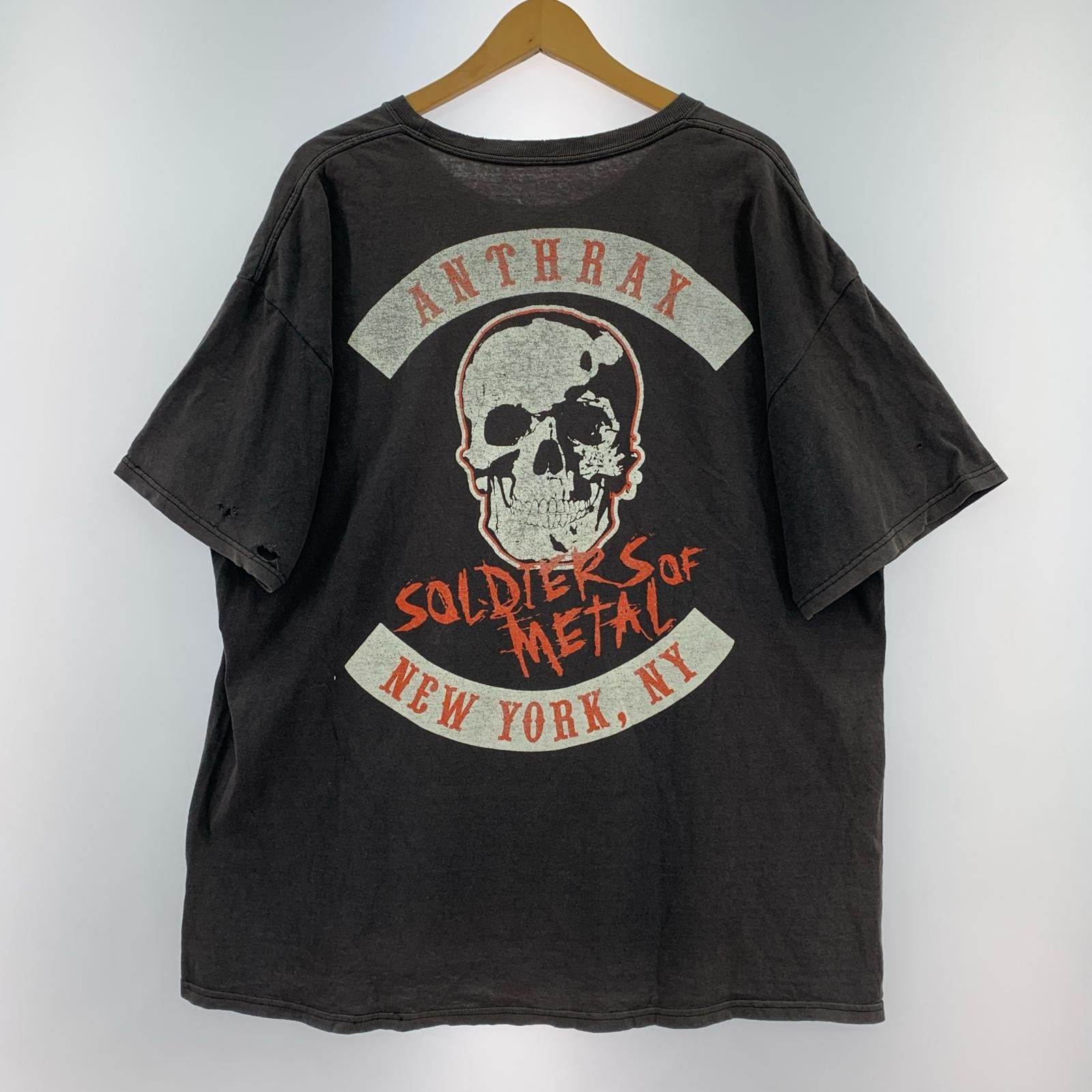 半袖Tシャツ ANTHRAX Fistful of Metal ブラック