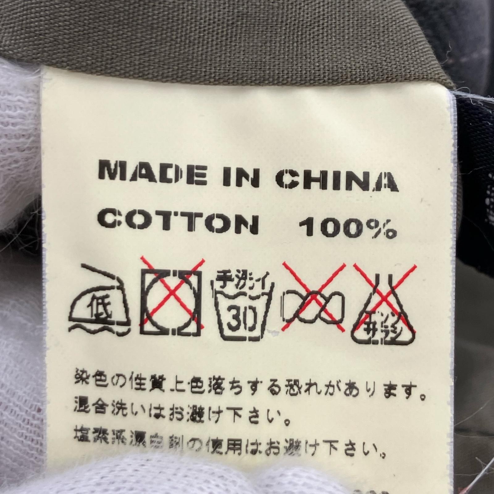 ジャケット 00s WORK WEAR ストライプブルゾン グレー L グレー