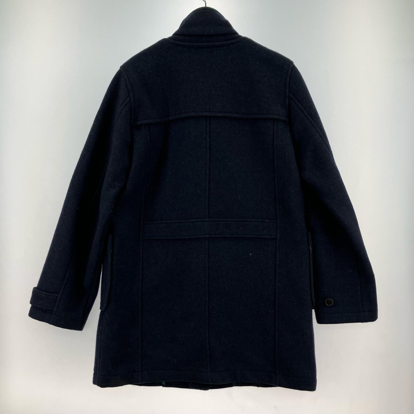 ジャケット 01AW 宝飾期 ツイードダッフルコート ネイビー M ネイビー