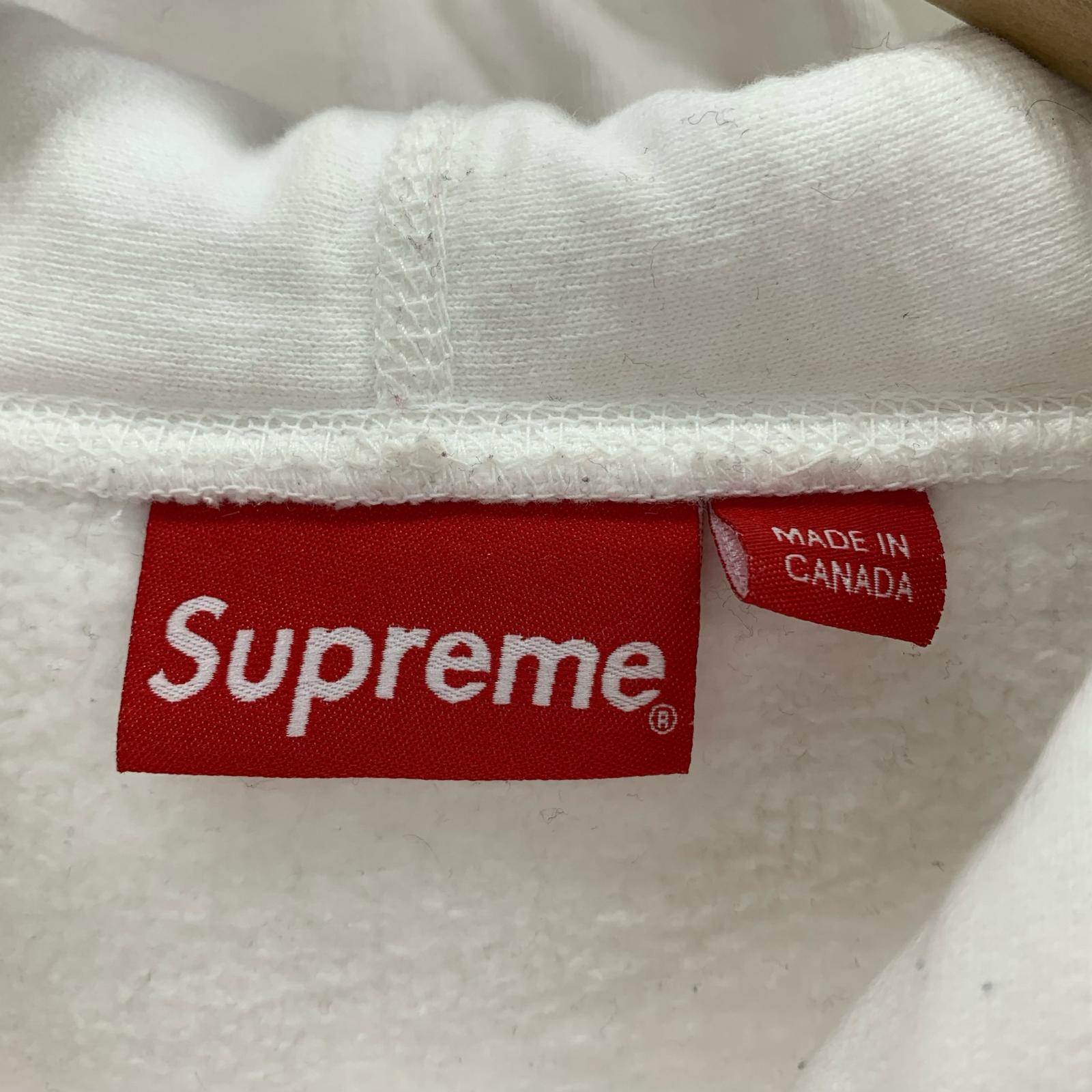 パーカー 21FW Box Logo Hooded Sweatsirt M ホワイト