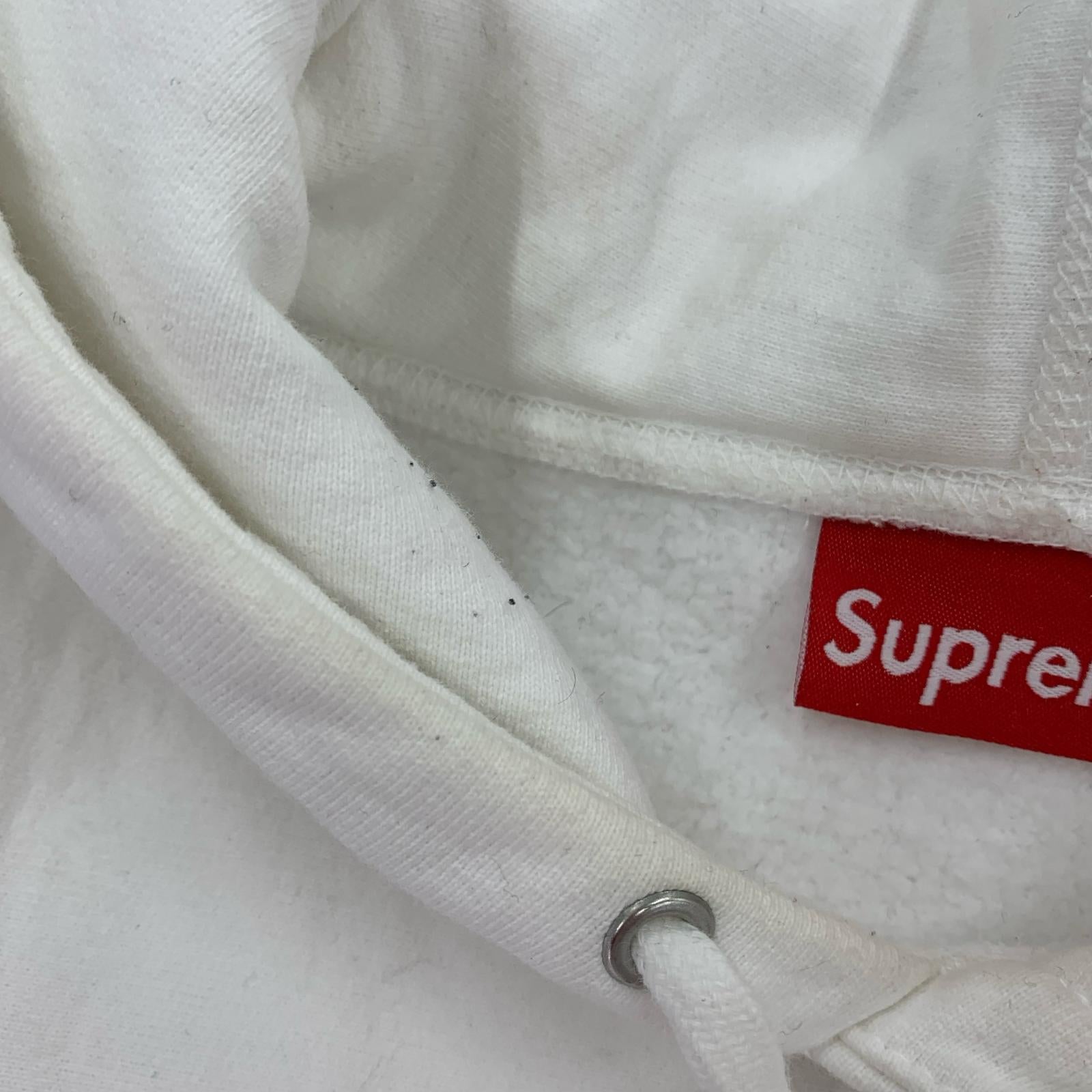 パーカー 21FW Box Logo Hooded Sweatsirt M ホワイト