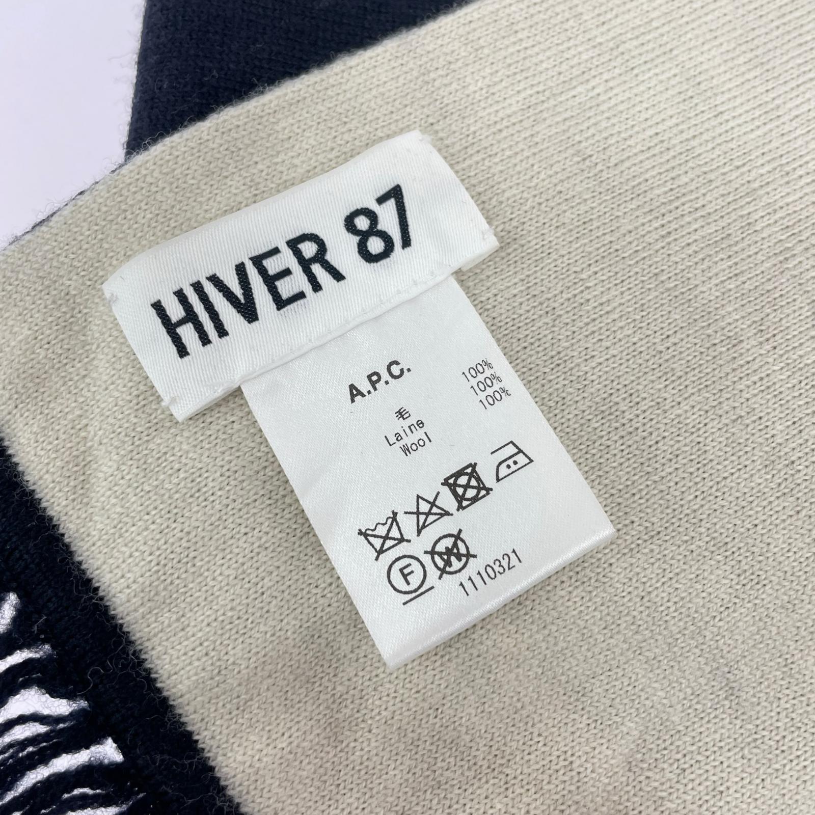 その他アクセサリー マフラー HIVER87 白黒