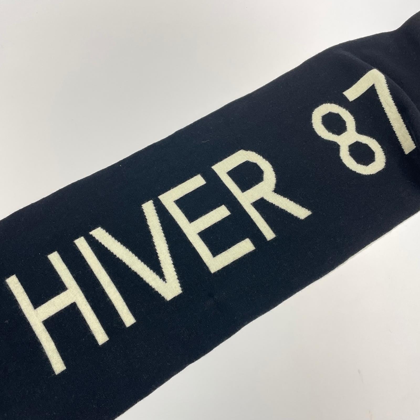 その他アクセサリー マフラー HIVER87 白黒