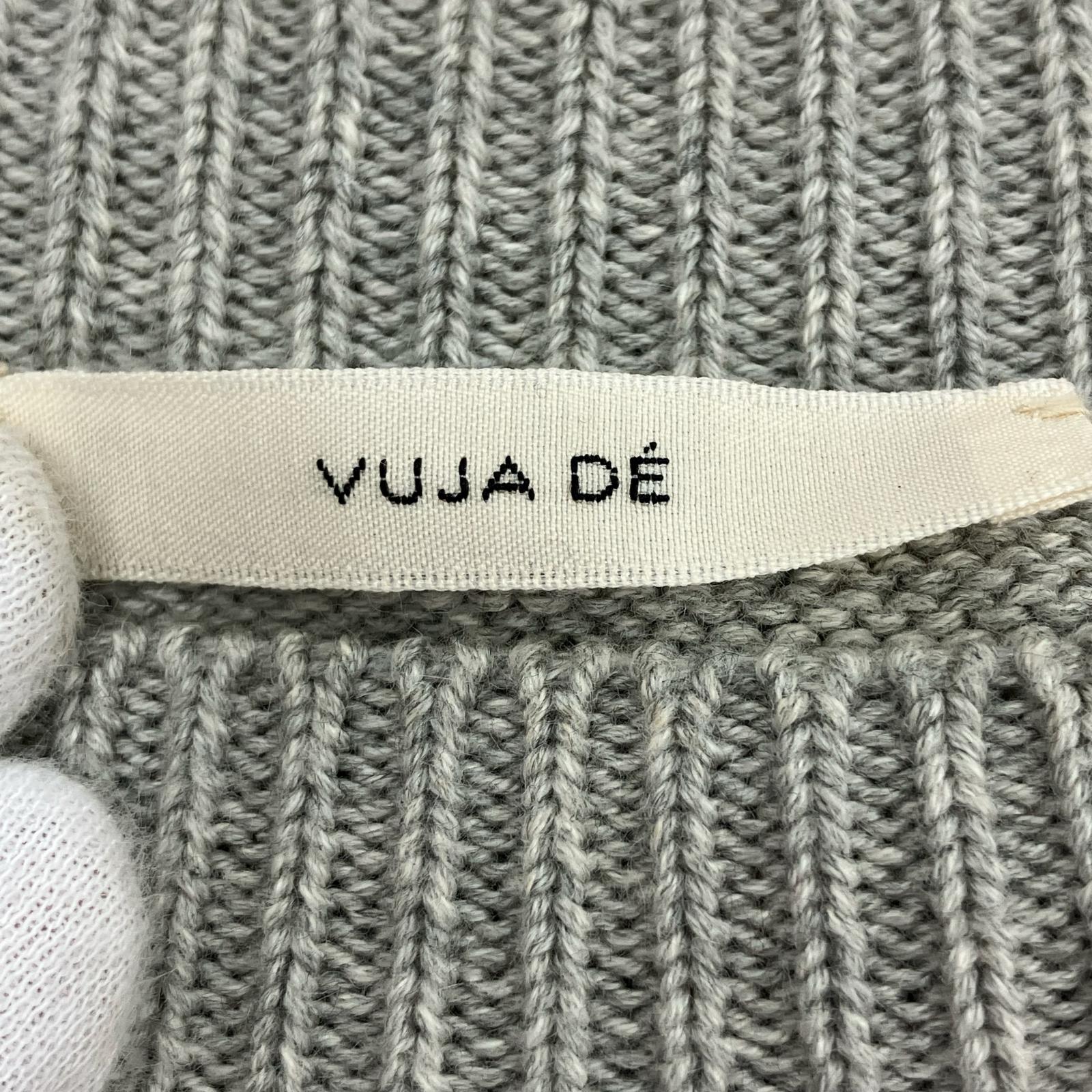 ニット vuja de カシミヤブレンド ニットセーター グレー L グレー