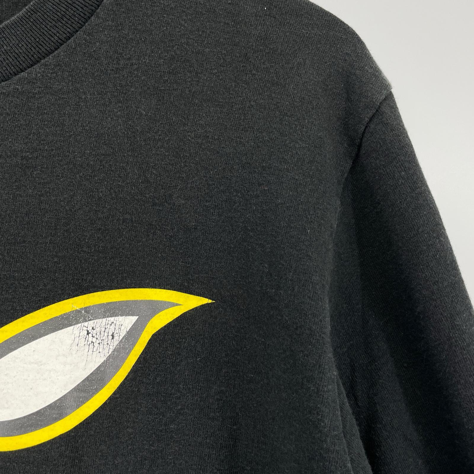 長袖Tシャツ A BATHING APE 00s シャドーベイプ プリントロンTee M ブラック M ブラック