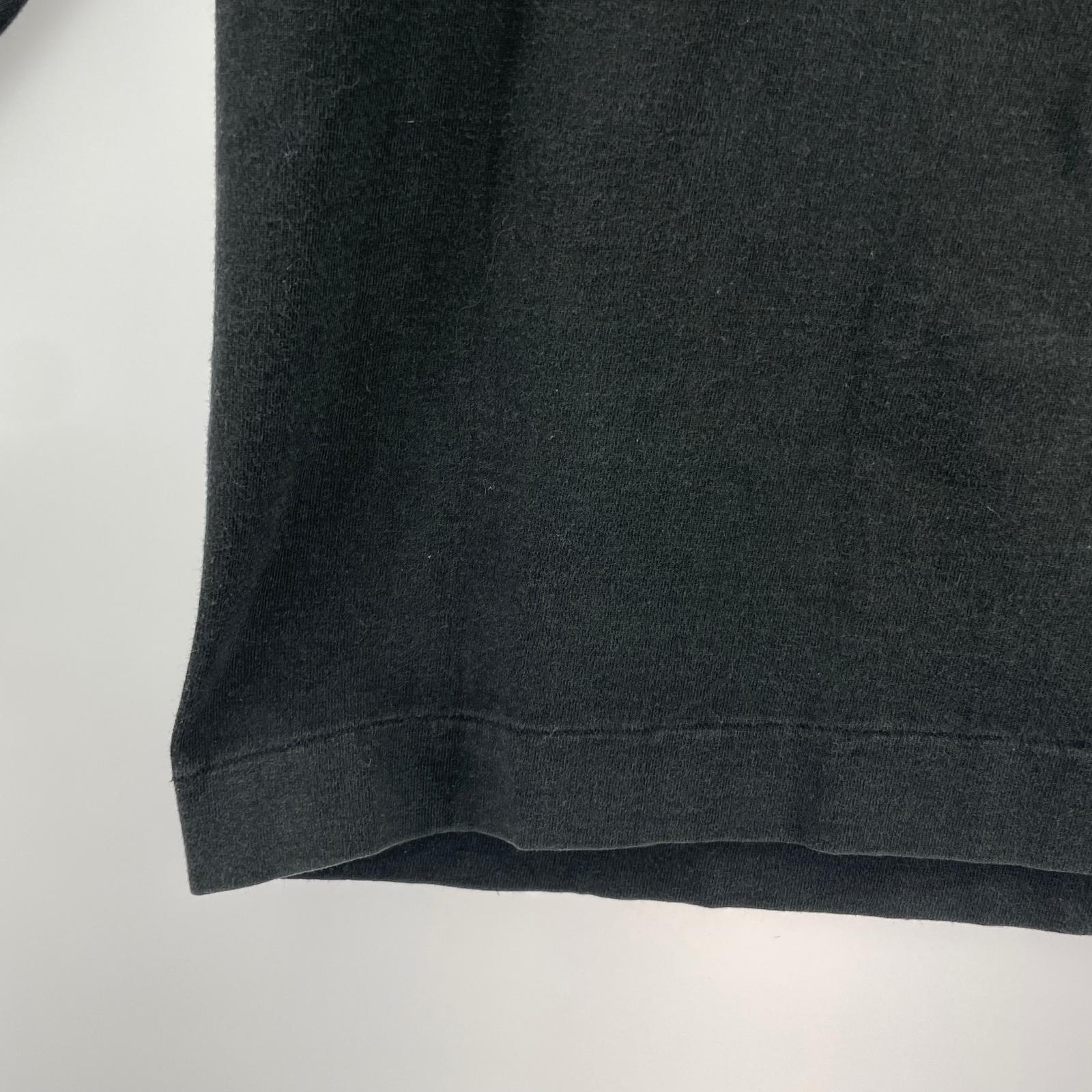 長袖Tシャツ A BATHING APE 00s シャドーベイプ プリントロンTee M ブラック M ブラック