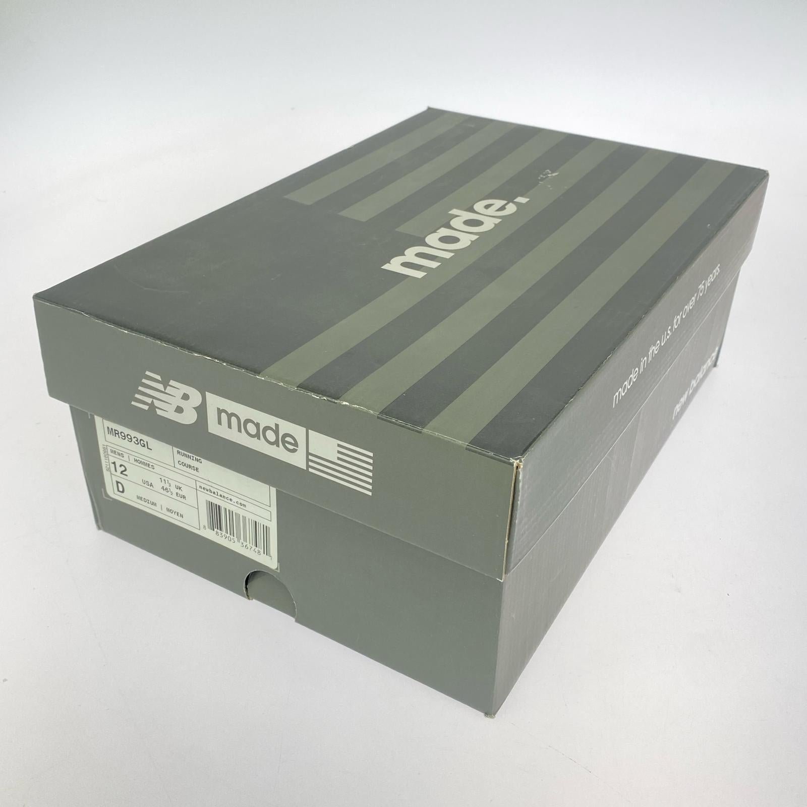 スニーカー NEW BALANCE USA製 MR993GL GREY 30.0cm 30cm (US12 UK11 1/2 EU50) グレー