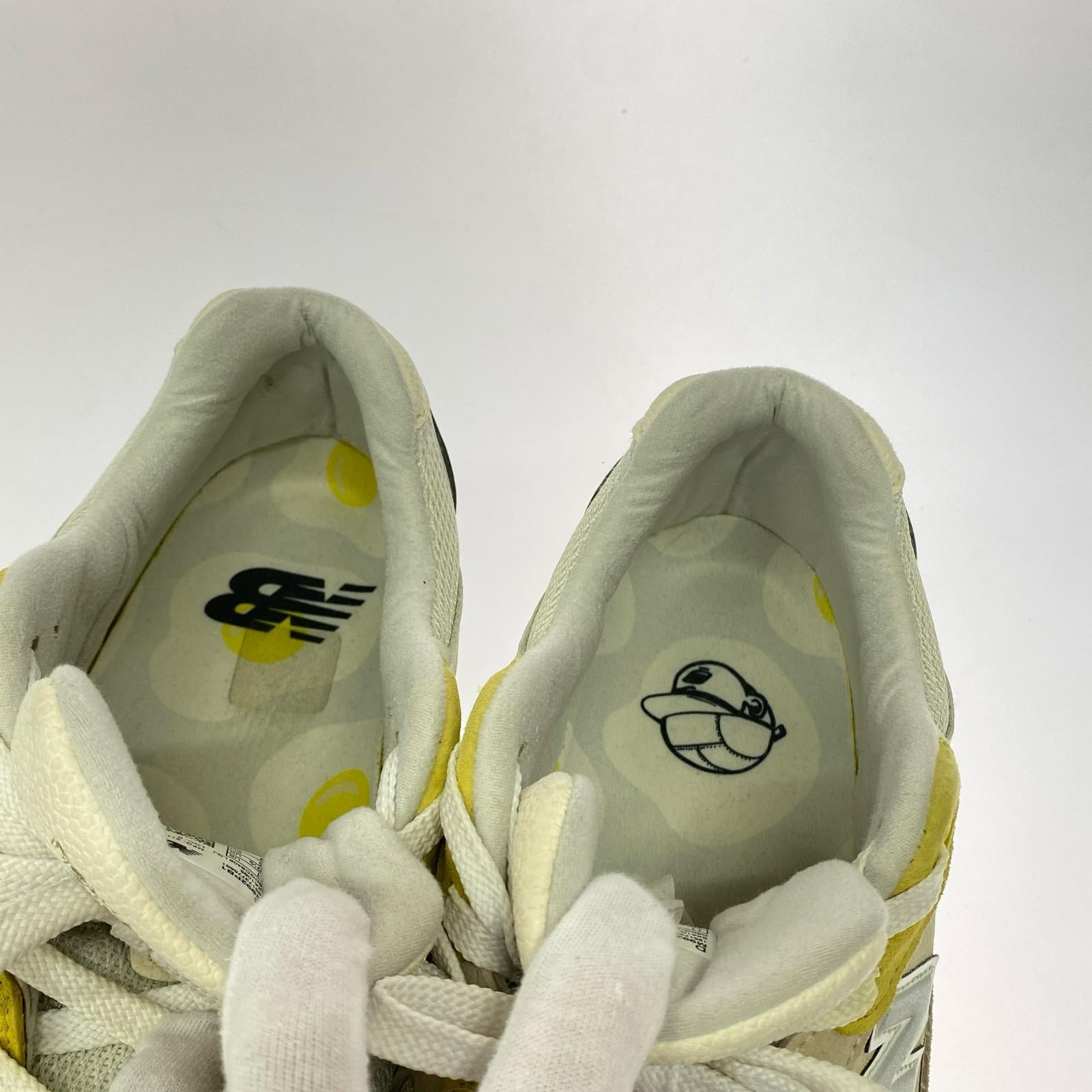 スニーカー NEW BALANCE×Paperboy USA製 M992PB1 Fried Egg 29.0cm 29cm (US11 UK10 1/2 EU48) ホワイト